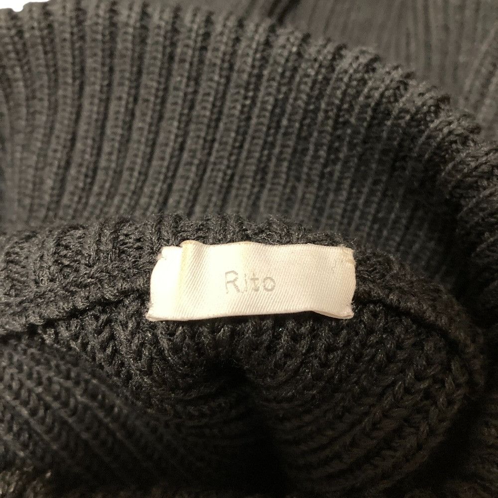 Other Other Rito BIG KNIT High Neck Knit Sweater Others Tops 0779RTW221K DUTY FREE for USA Size ONE SIZE - 4 Thumbnail
