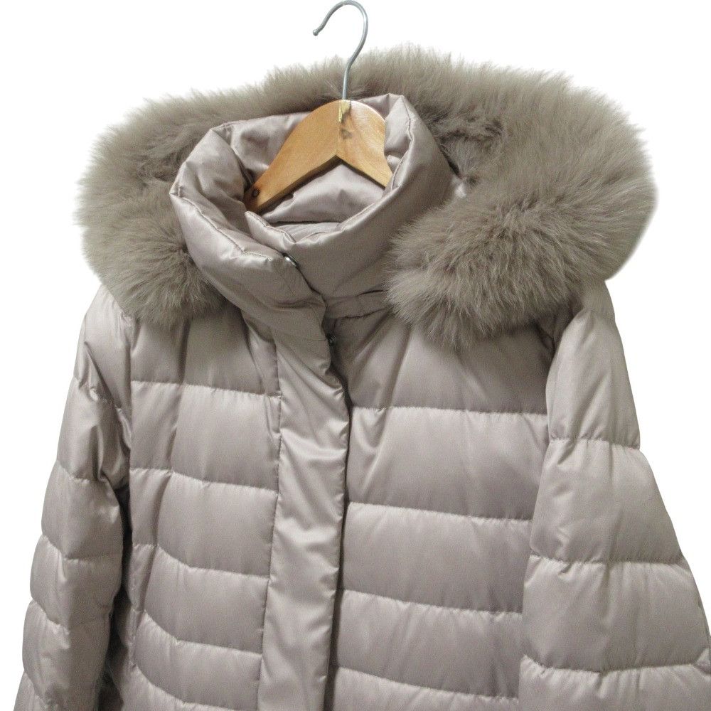 Other Other COUP DE CHANCE Fox Fur Down Coat Others Outerwear BJ187-99254JJ DUTY FREE for USA Size ONE SIZE - 4 Thumbnail