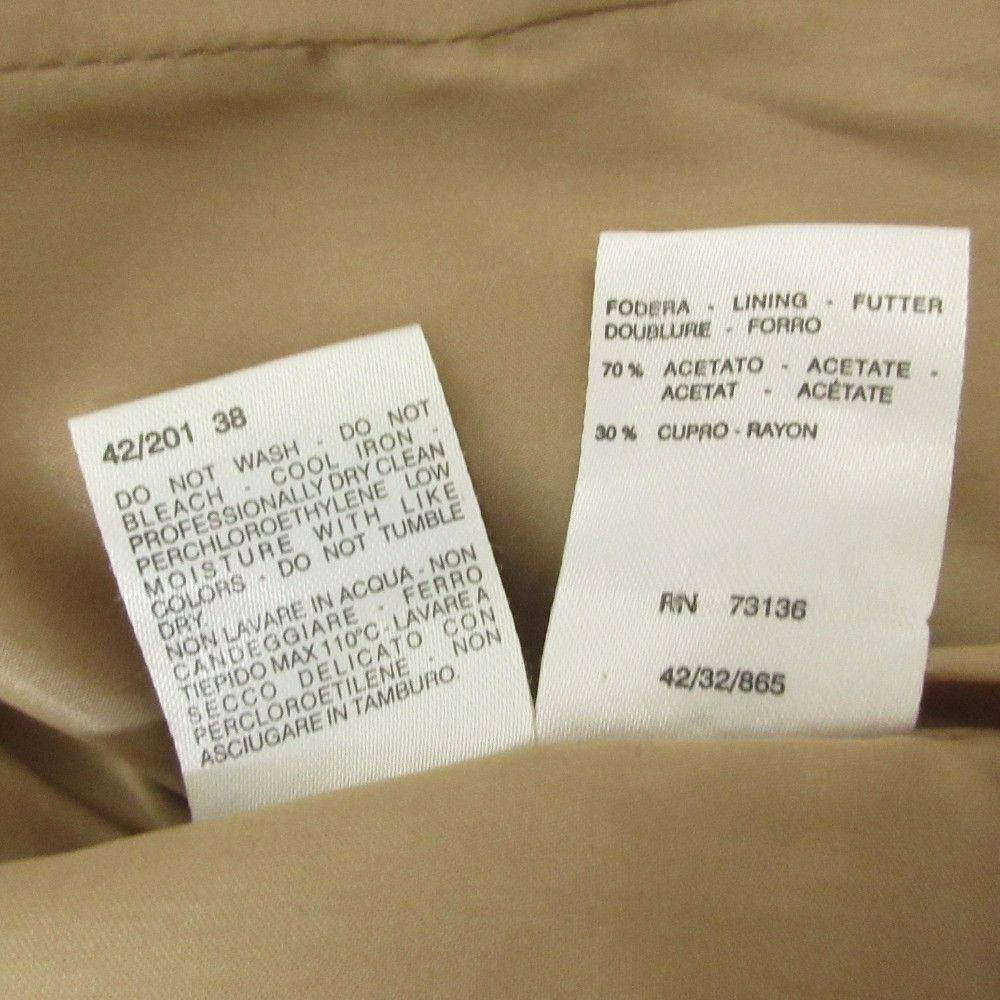 Max Mara MaxMara Max Mara Wool Long Coat Leather Outerwear DUTY FREE for USA Size ONE SIZE - 8 Thumbnail