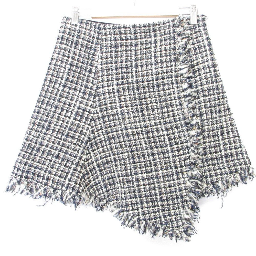 Sacai Sacai Sacai Tweed Asymmetrical Skirt Others Skirts 24-07445 DUTY FREE for USA Size ONE SIZE - 2 Thumbnail