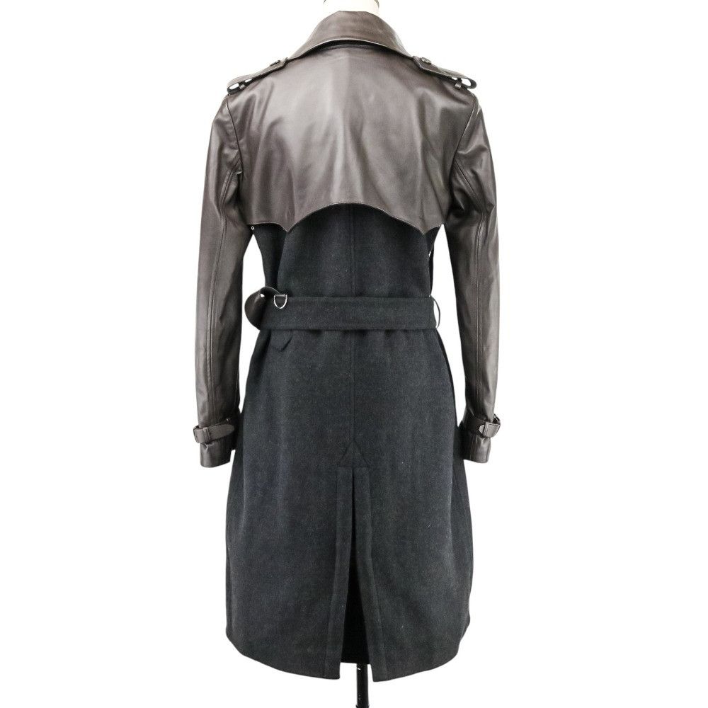 Ralph Lauren Ralph Lauren Ralph Lauren Black Label Leather Melton Trench Coat Leather Outerwear DUTY FREE for USA Size ONE SIZE - 5 Thumbnail