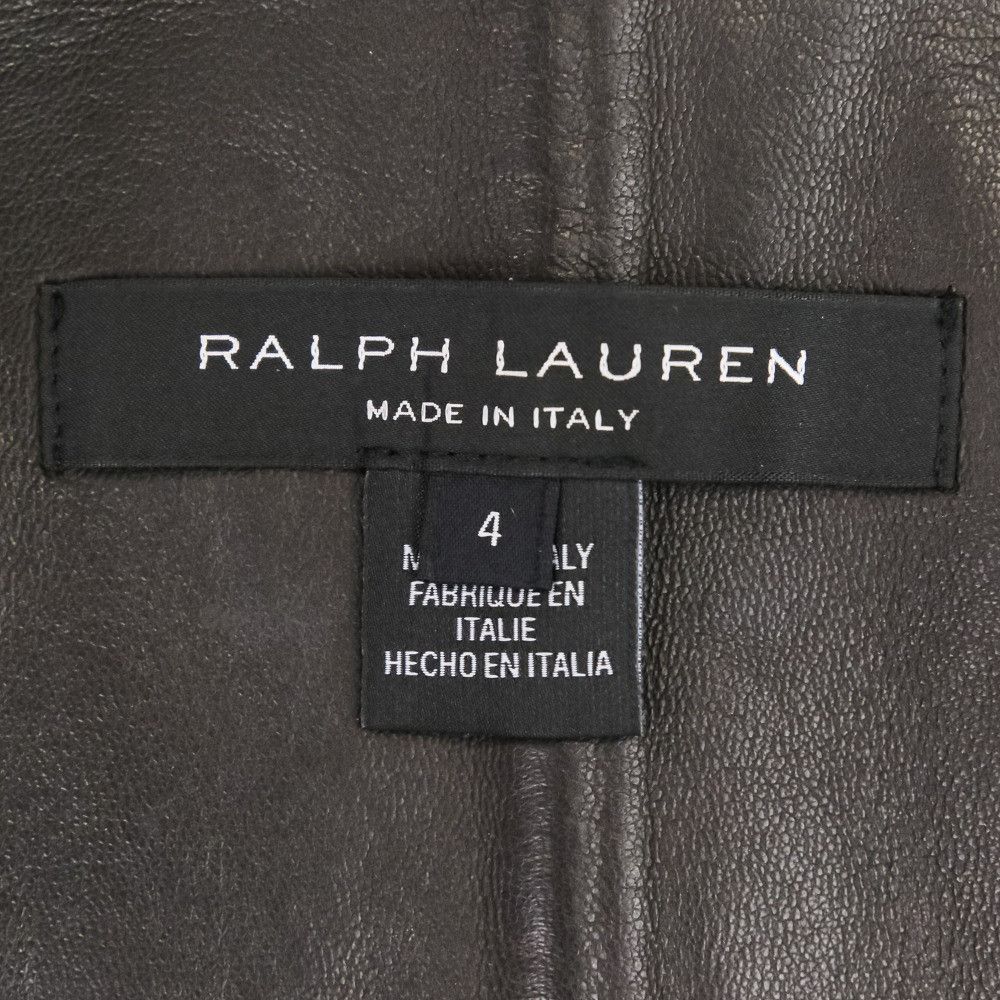 Ralph Lauren Ralph Lauren Ralph Lauren Black Label Leather Melton Trench Coat Leather Outerwear DUTY FREE for USA Size ONE SIZE - 13 Thumbnail