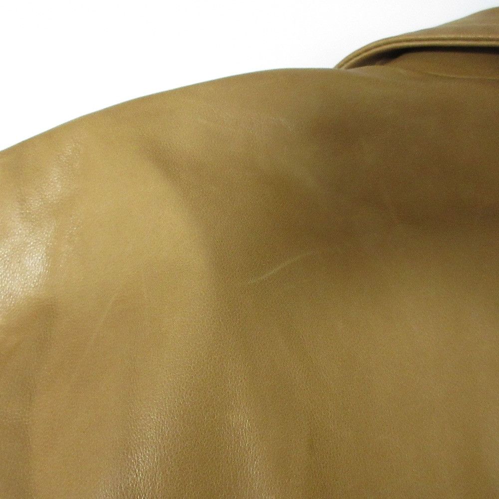 Max Mara MaxMara Max Mara Lamb Leather Short Sleeve Jacket Leather Outerwear DUTY FREE for USA Size ONE SIZE - 19 Thumbnail