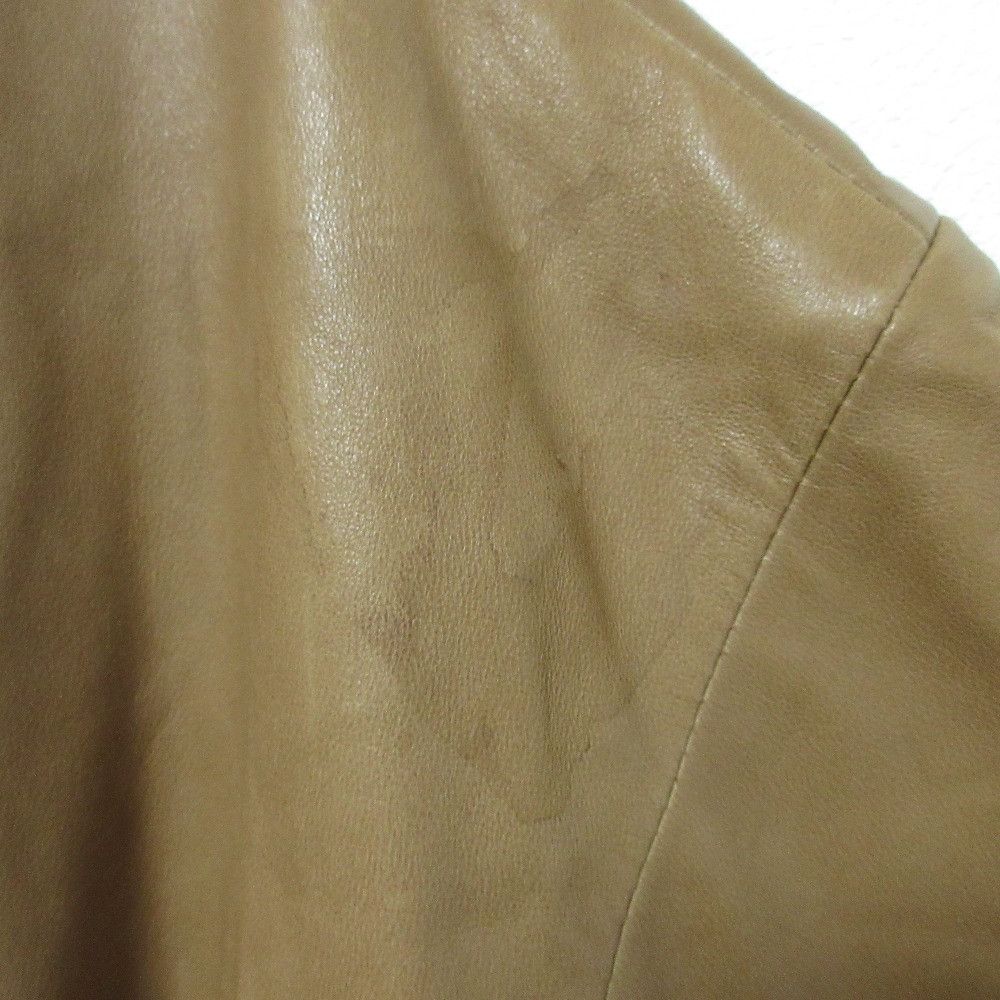 Max Mara MaxMara Max Mara Lamb Leather Short Sleeve Jacket Leather Outerwear DUTY FREE for USA Size ONE SIZE - 13 Thumbnail