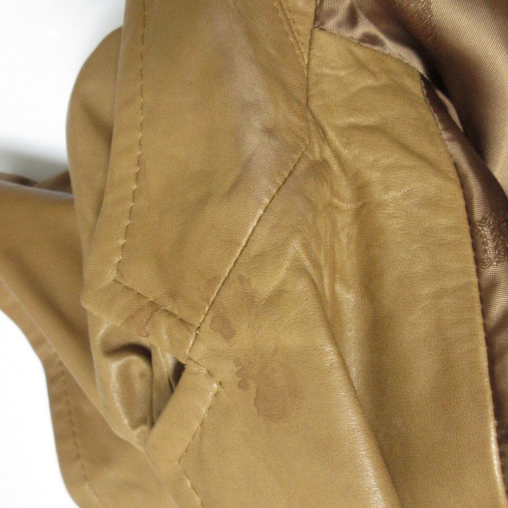 Max Mara MaxMara Max Mara Lamb Leather Short Sleeve Jacket Leather Outerwear DUTY FREE for USA Size ONE SIZE - 9 Thumbnail