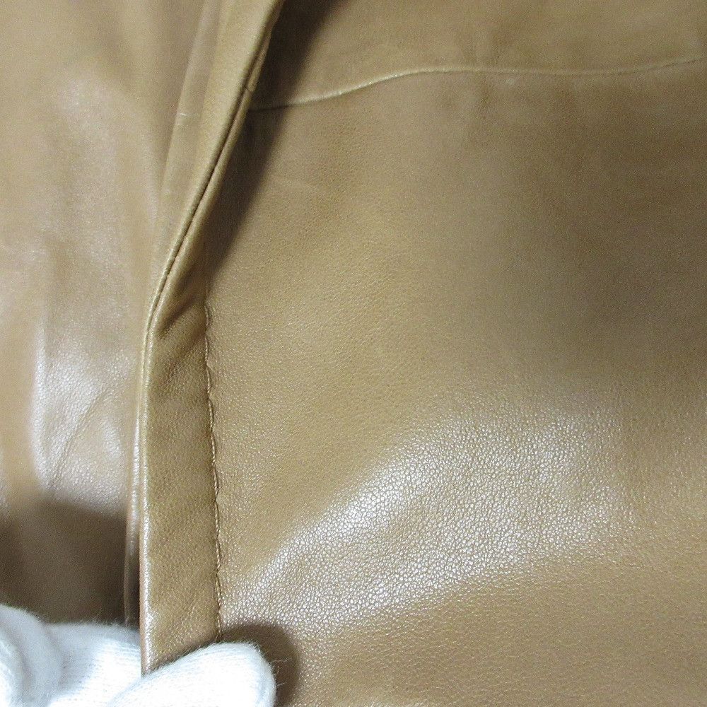 Max Mara MaxMara Max Mara Lamb Leather Short Sleeve Jacket Leather Outerwear DUTY FREE for USA Size ONE SIZE - 16 Thumbnail
