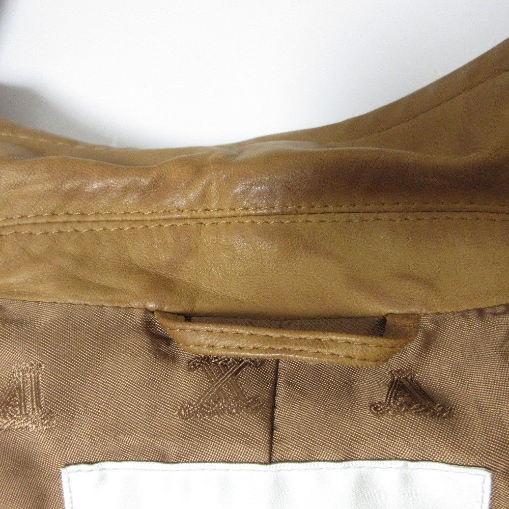 Max Mara MaxMara Max Mara Lamb Leather Short Sleeve Jacket Leather Outerwear DUTY FREE for USA Size ONE SIZE - 11 Thumbnail