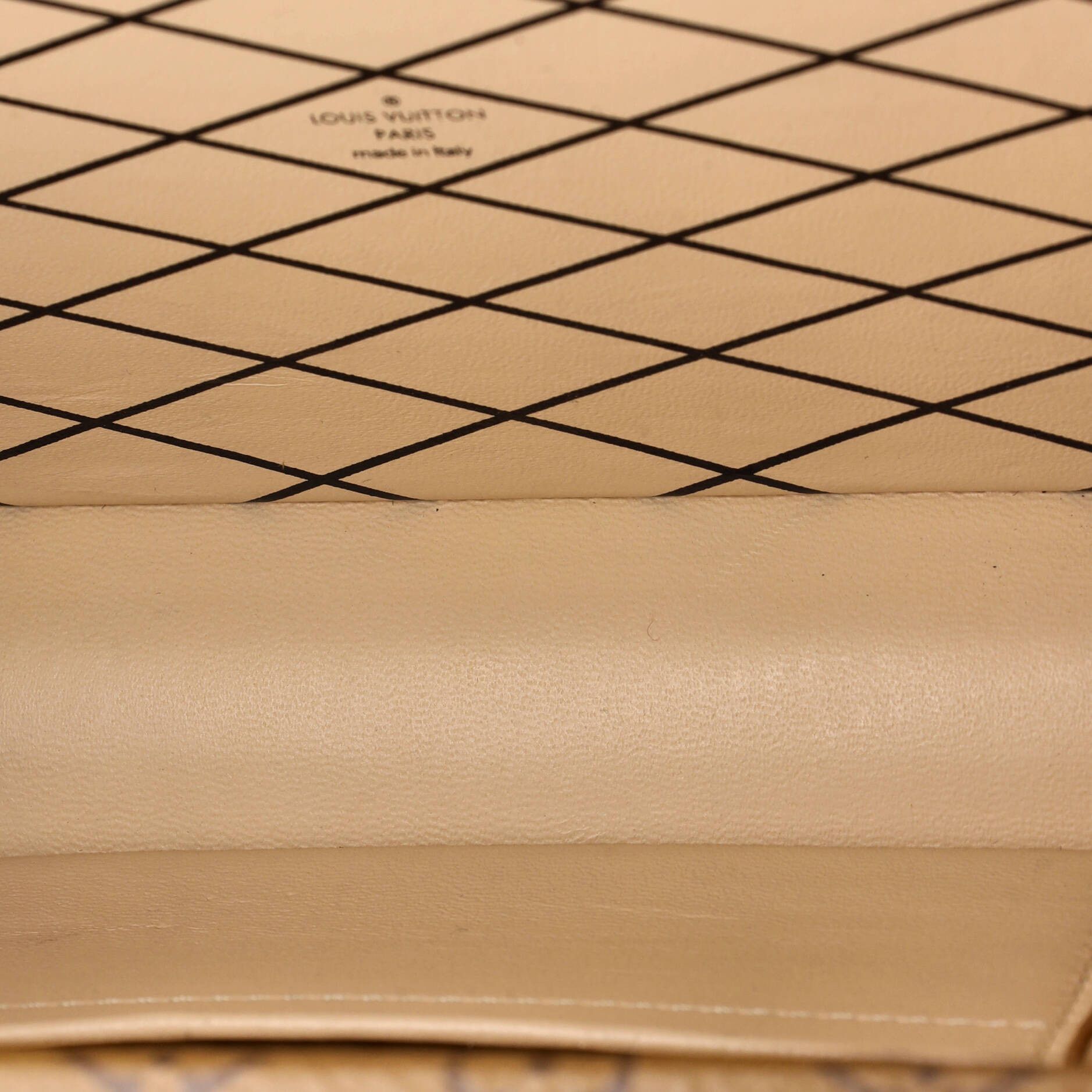 Louis Vuitton Petite Malle Handbag Damier Tressage Monogram Size ONE SIZE - 4 Thumbnail