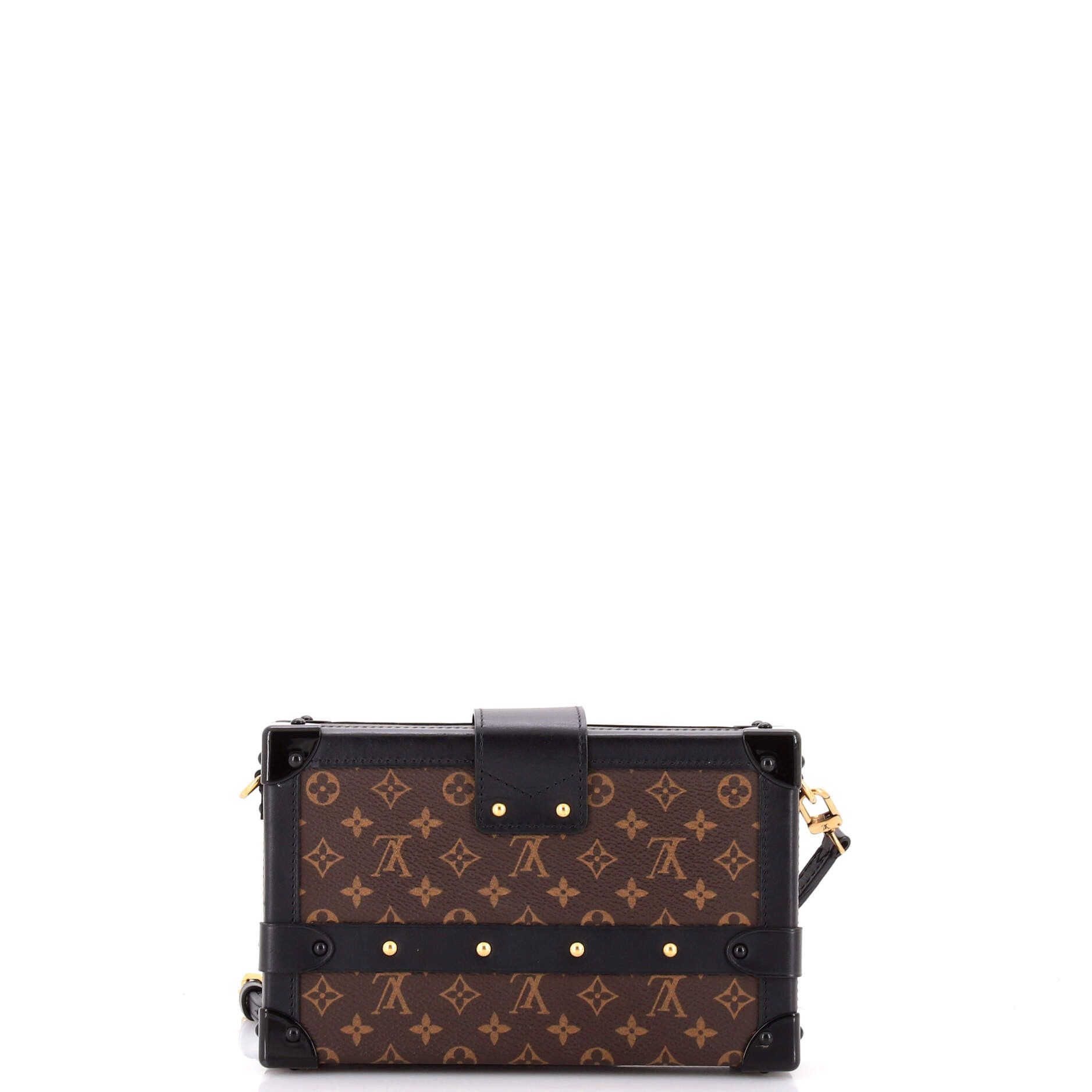 Louis Vuitton Petite Malle Handbag Monogram Canvas Size ONE SIZE - 2 Thumbnail