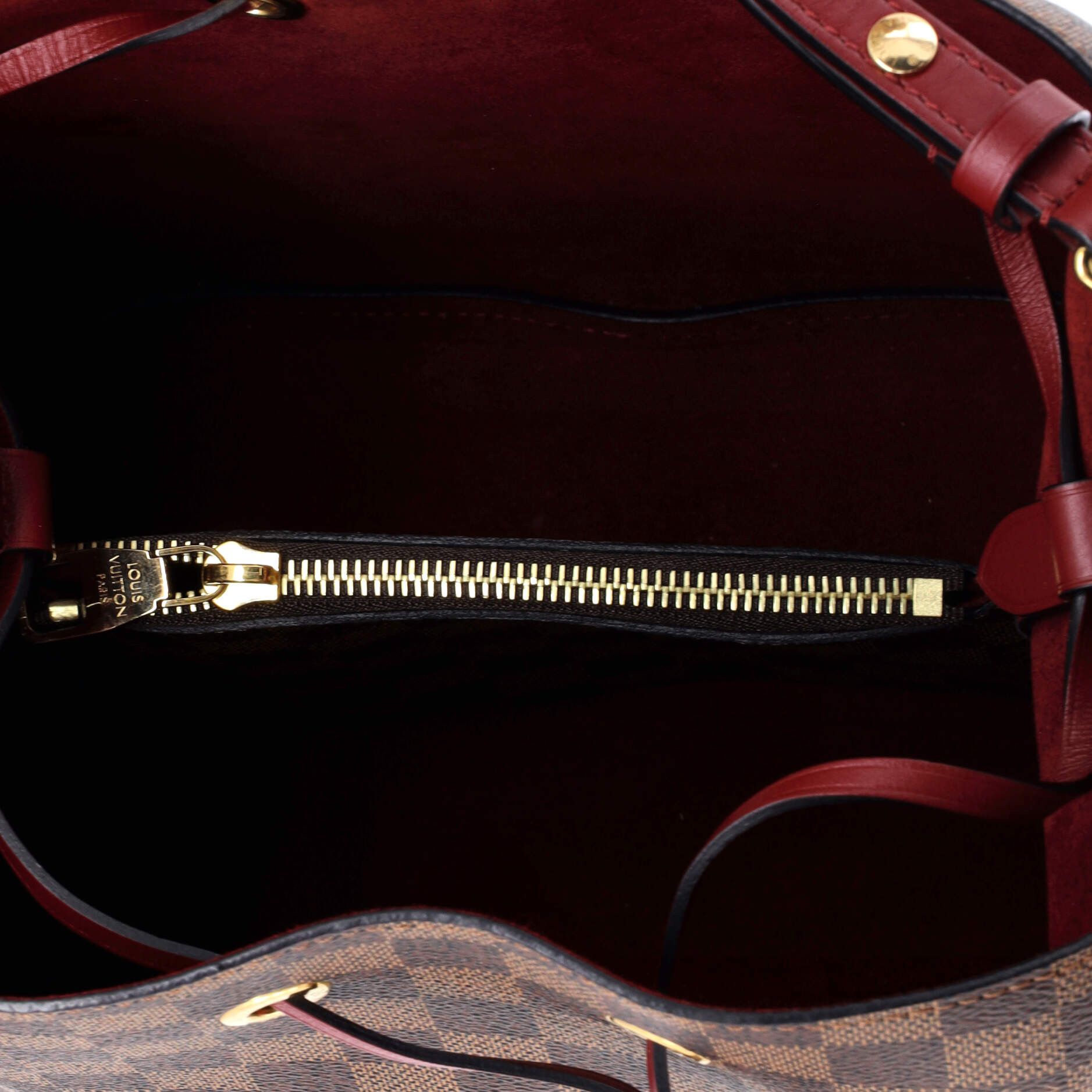 Louis Vuitton NeoNoe Handbag Damier with Leather MM Size ONE SIZE - 4 Thumbnail