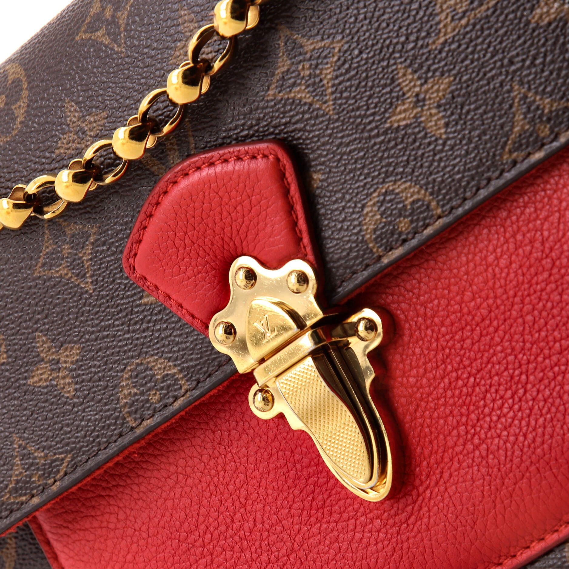 Louis Vuitton Victoire Handbag Monogram Canvas and Leather Size ONE SIZE - 5 Thumbnail