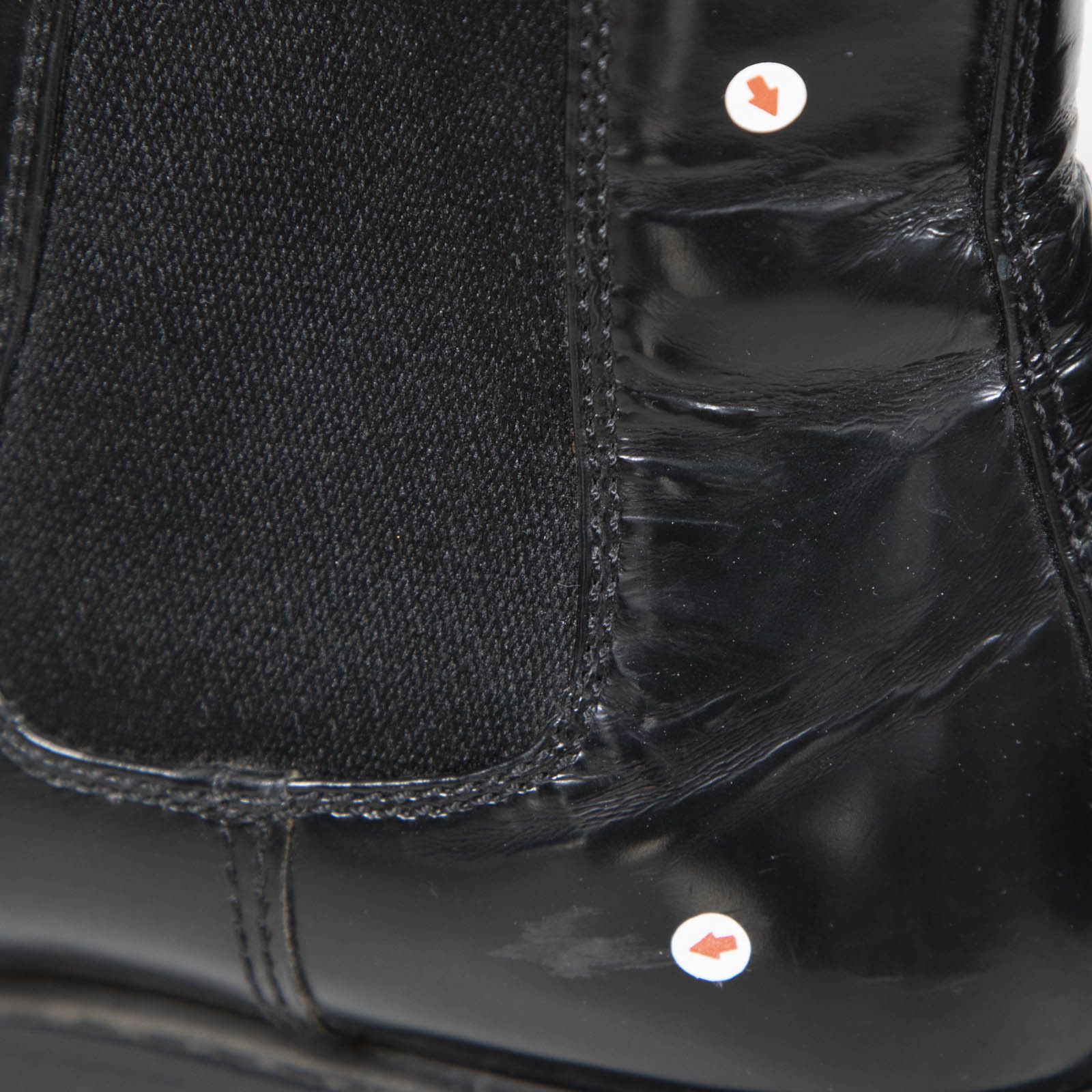 Prada Black Leather Slip On Chelsea Ankle Boots Size US 8.5 / IT 38.5 - 8 Thumbnail
