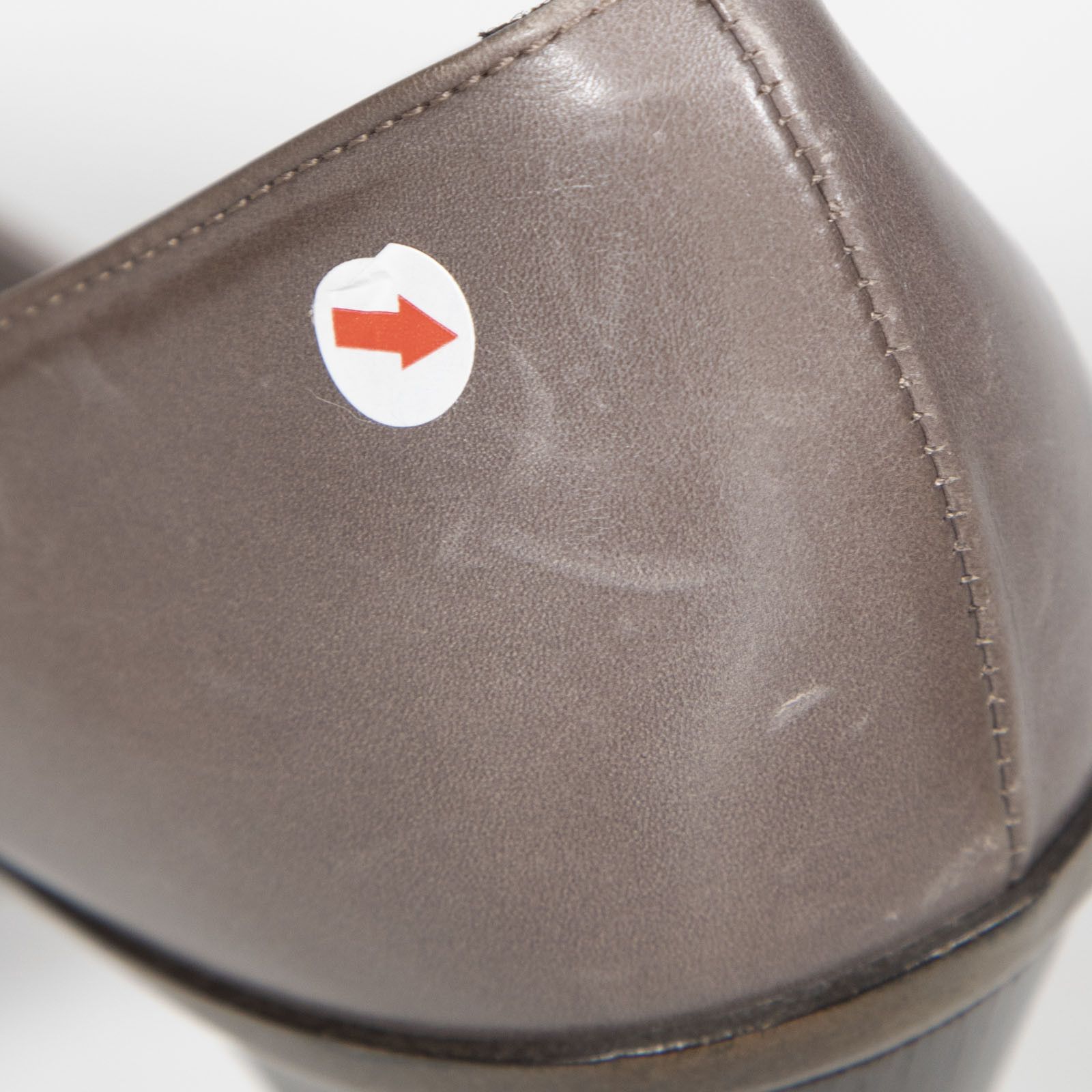 Salvatore Ferragamo Brown Leather Bow Detail Pumps Size US 7 / IT 37 - 11 Thumbnail