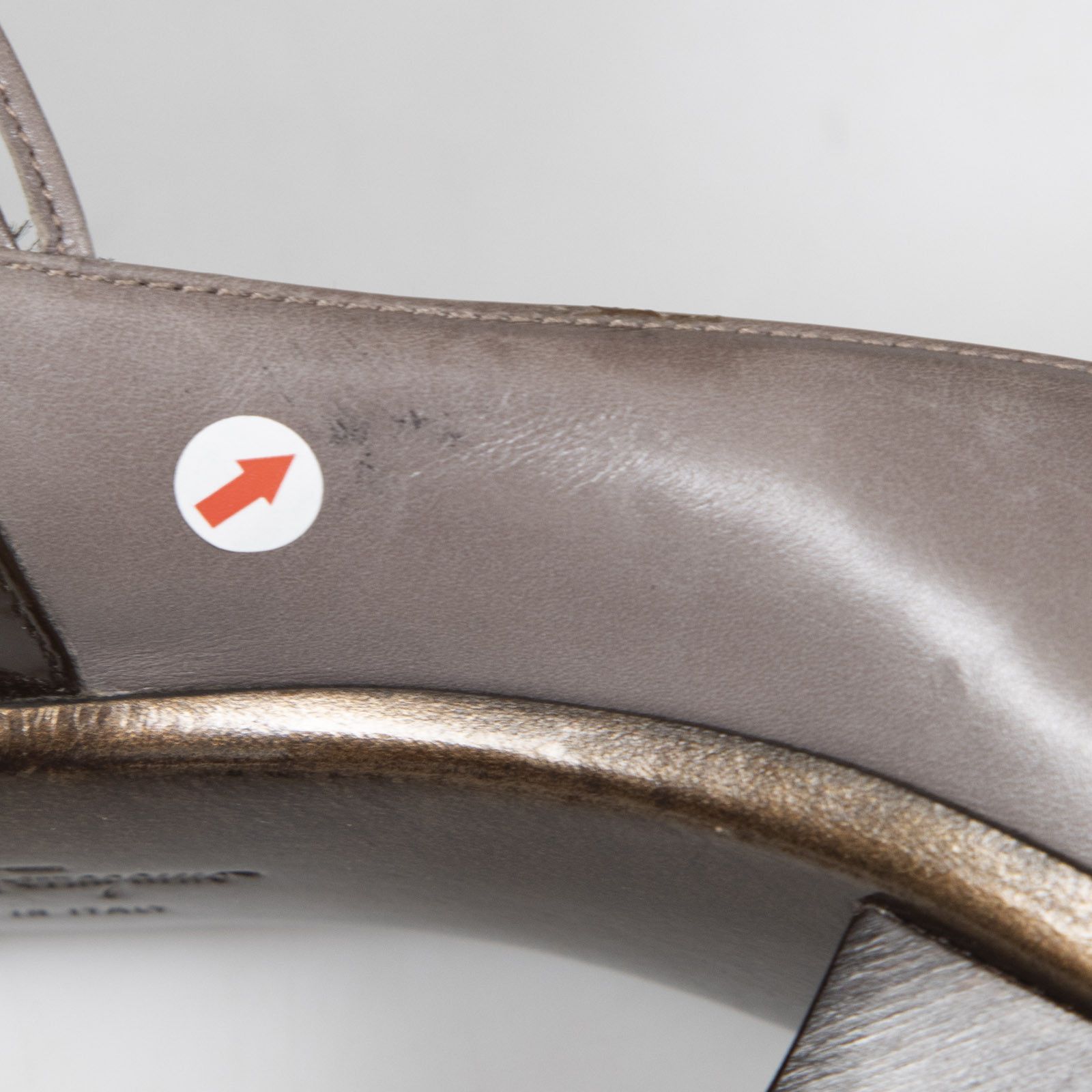 Salvatore Ferragamo Brown Leather Bow Detail Pumps Size US 7 / IT 37 - 10 Thumbnail