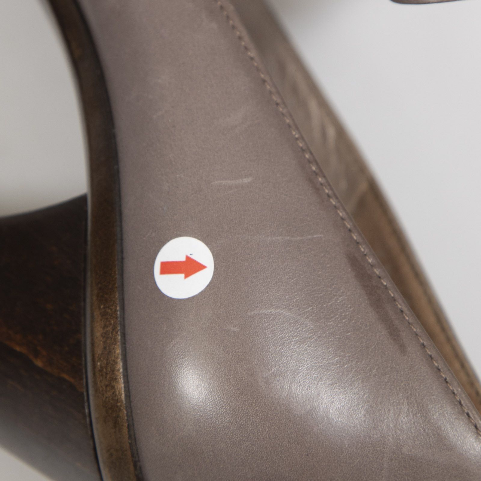 Salvatore Ferragamo Brown Leather Bow Detail Pumps Size US 7 / IT 37 - 8 Thumbnail