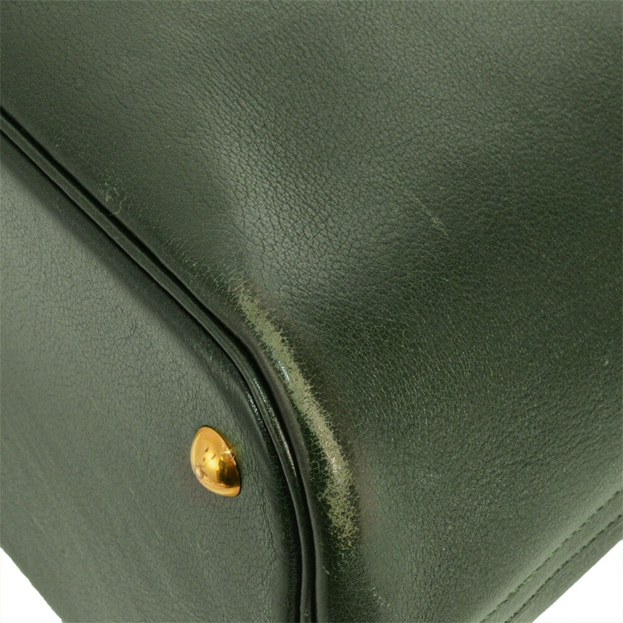 Hermes Hermes Hermès Bolide 35 Handbag, Ardennes, Green, with O-U Stamp Size ONE SIZE - 6 Thumbnail
