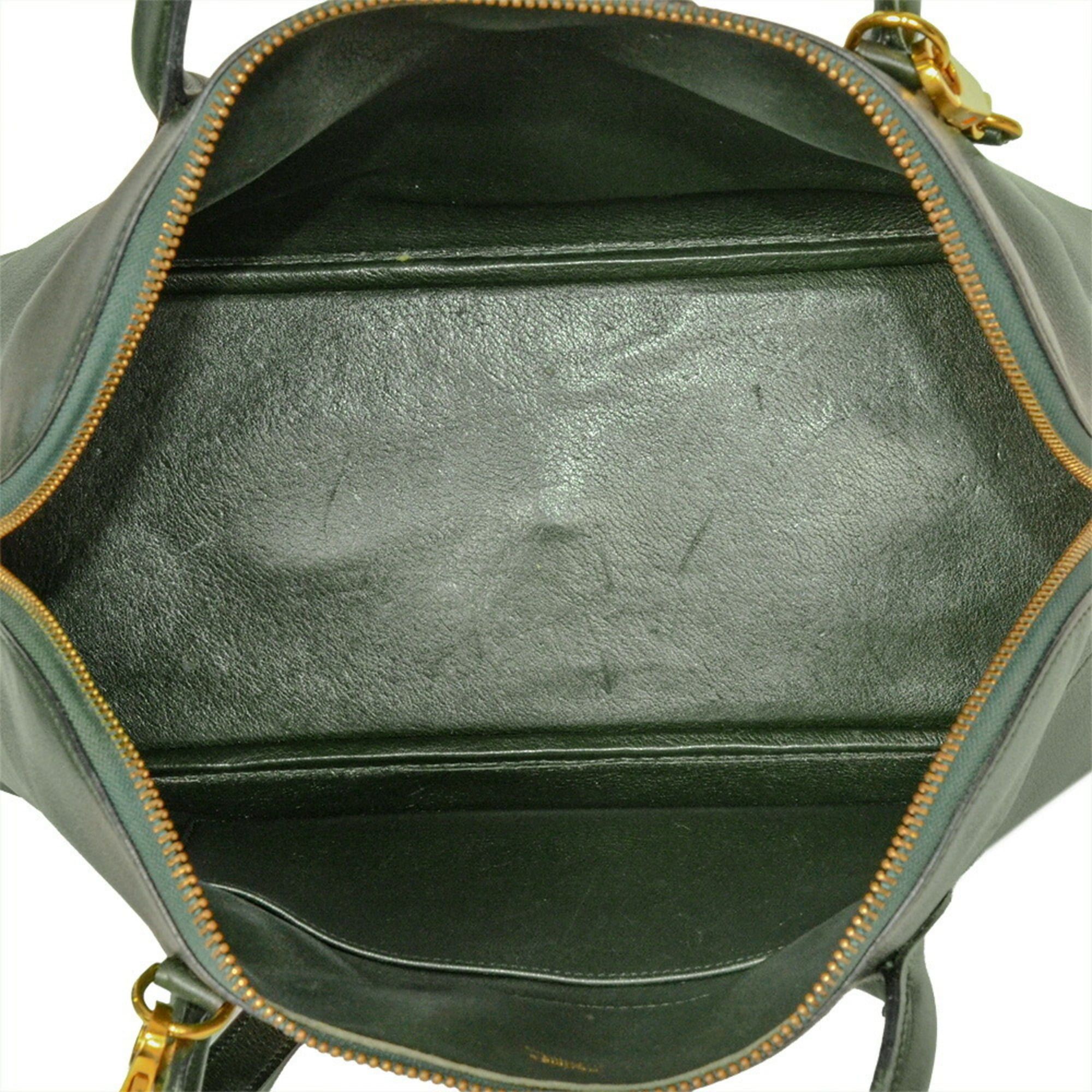 Hermes Hermes Hermès Bolide 35 Handbag, Ardennes, Green, with O-U Stamp Size ONE SIZE - 7 Thumbnail