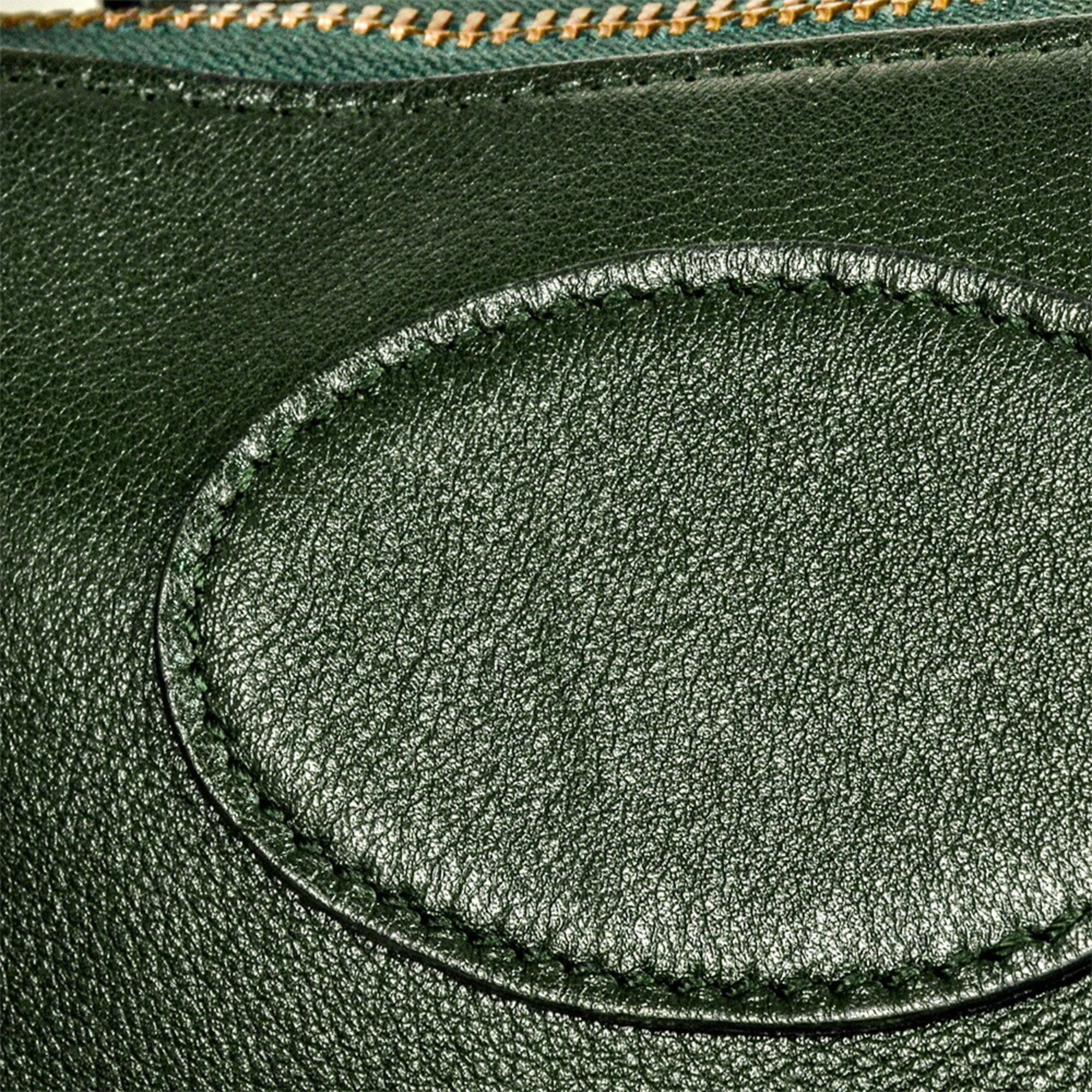 Hermes Hermes Hermès Bolide 35 Handbag, Ardennes, Green, with O-U Stamp Size ONE SIZE - 10 Thumbnail