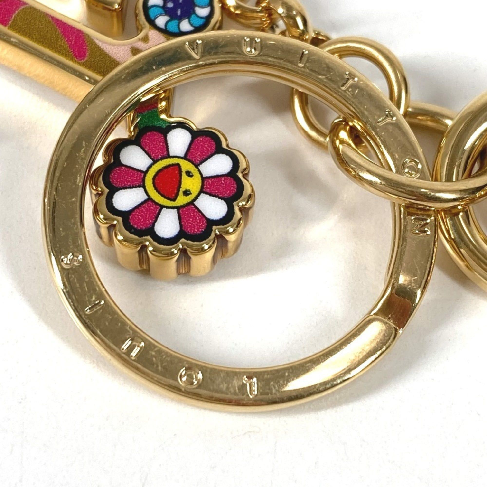 Louis Vuitton LOUIS VUITTON M02468 LV Logo LV×TM Takashi Murakami Keychain, Iconic Superflat Bag Charm Metal, Men's and Women's, Multicolor Size ONE SIZE - 10 Thumbnail