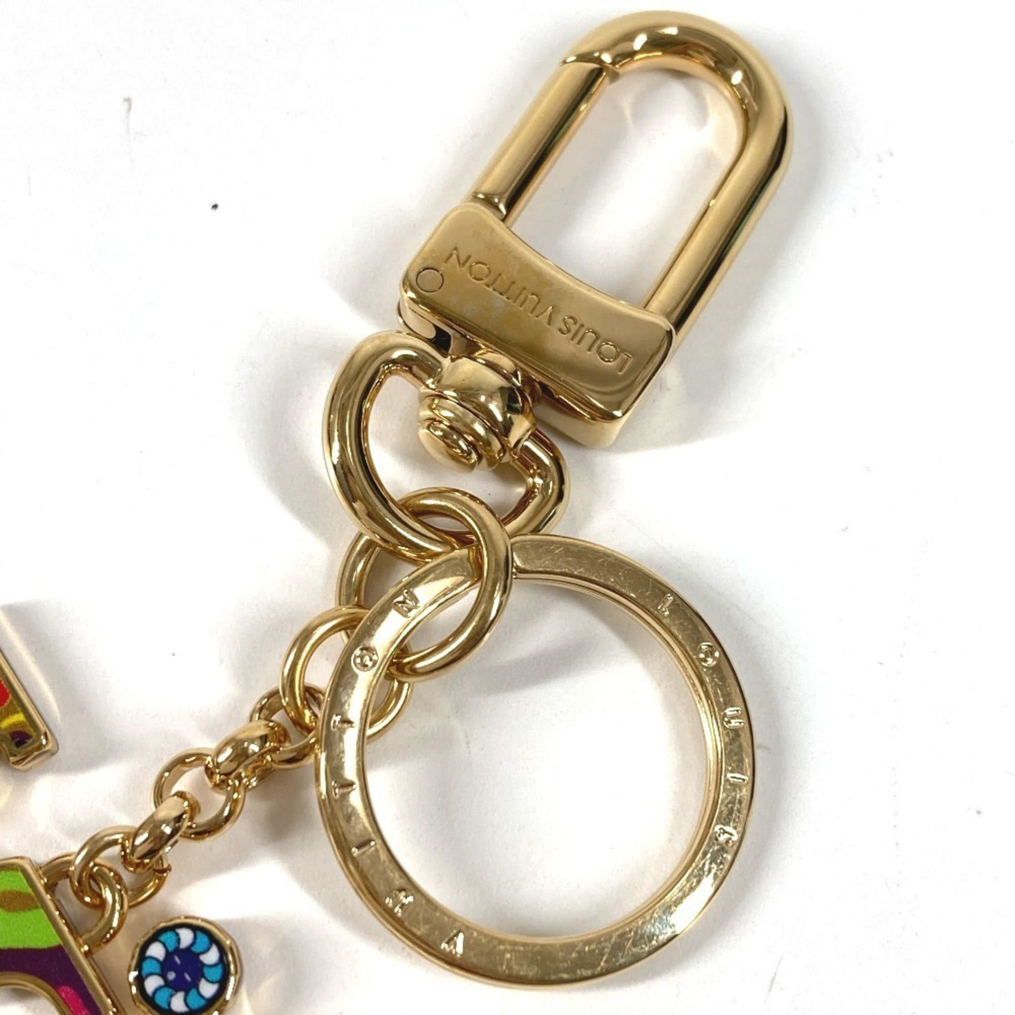 Louis Vuitton LOUIS VUITTON M02468 LV Logo LV×TM Takashi Murakami Keychain, Iconic Superflat Bag Charm Metal, Men's and Women's, Multicolor Size ONE SIZE - 9 Thumbnail