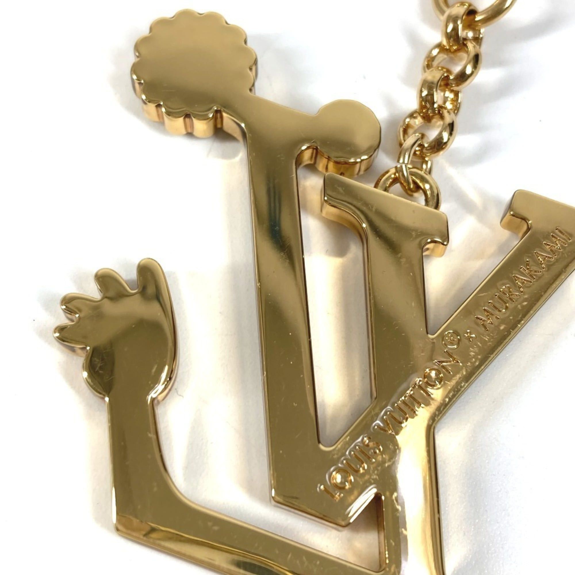 Louis Vuitton LOUIS VUITTON M02468 LV Logo LV×TM Takashi Murakami Keychain, Iconic Superflat Bag Charm Metal, Men's and Women's, Multicolor Size ONE SIZE - 8 Thumbnail