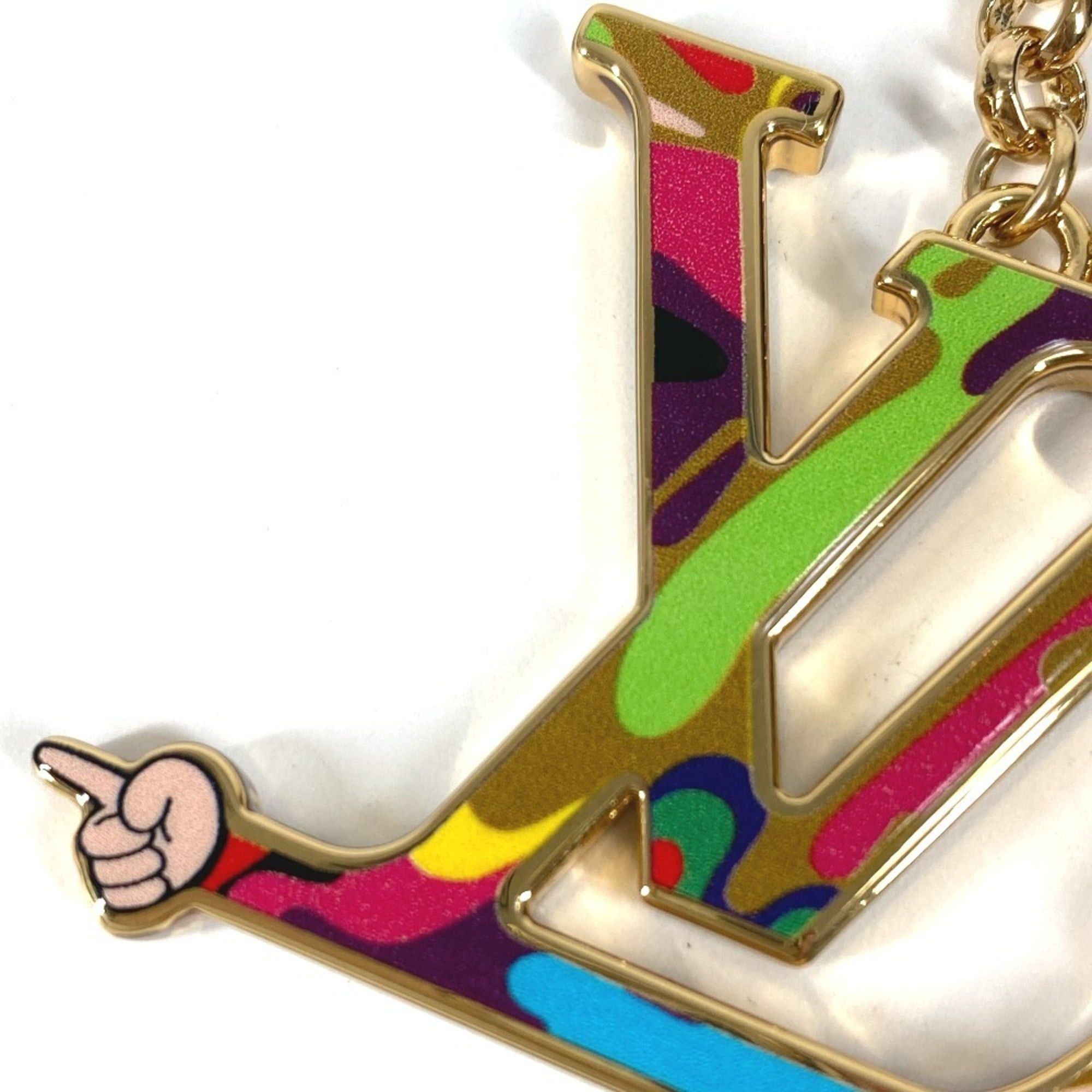 Louis Vuitton LOUIS VUITTON M02468 LV Logo LV×TM Takashi Murakami Keychain, Iconic Superflat Bag Charm Metal, Men's and Women's, Multicolor Size ONE SIZE - 5 Thumbnail