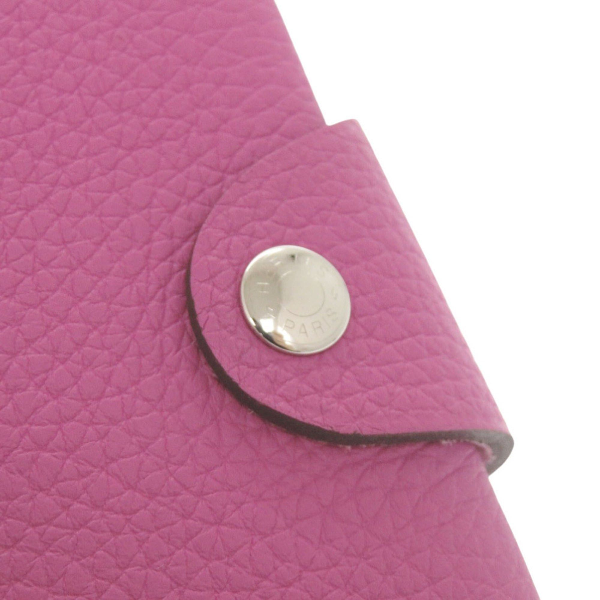 Hermes Hermes Excellent condition Hermès Ulysse Neo Mini Togo Magnolia Notebook Cover with Silver Hardware and C Stamp (2018 Model) 0129 Size ONE SIZE - 5 Thumbnail