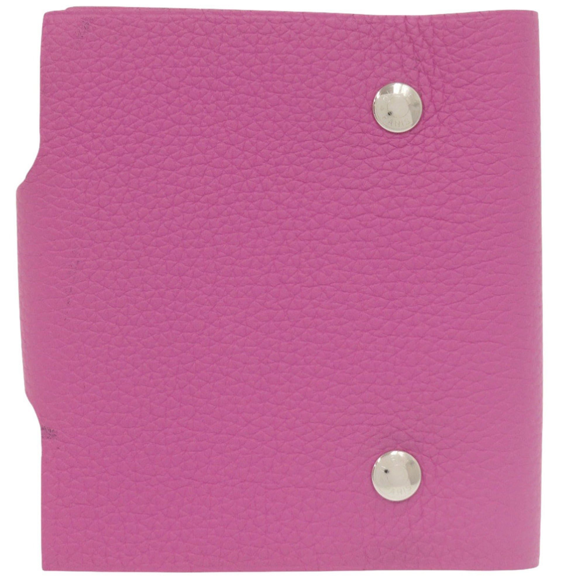 Hermes Hermes Excellent condition Hermès Ulysse Neo Mini Togo Magnolia Notebook Cover with Silver Hardware and C Stamp (2018 Model) 0129 Size ONE SIZE - 2 Thumbnail