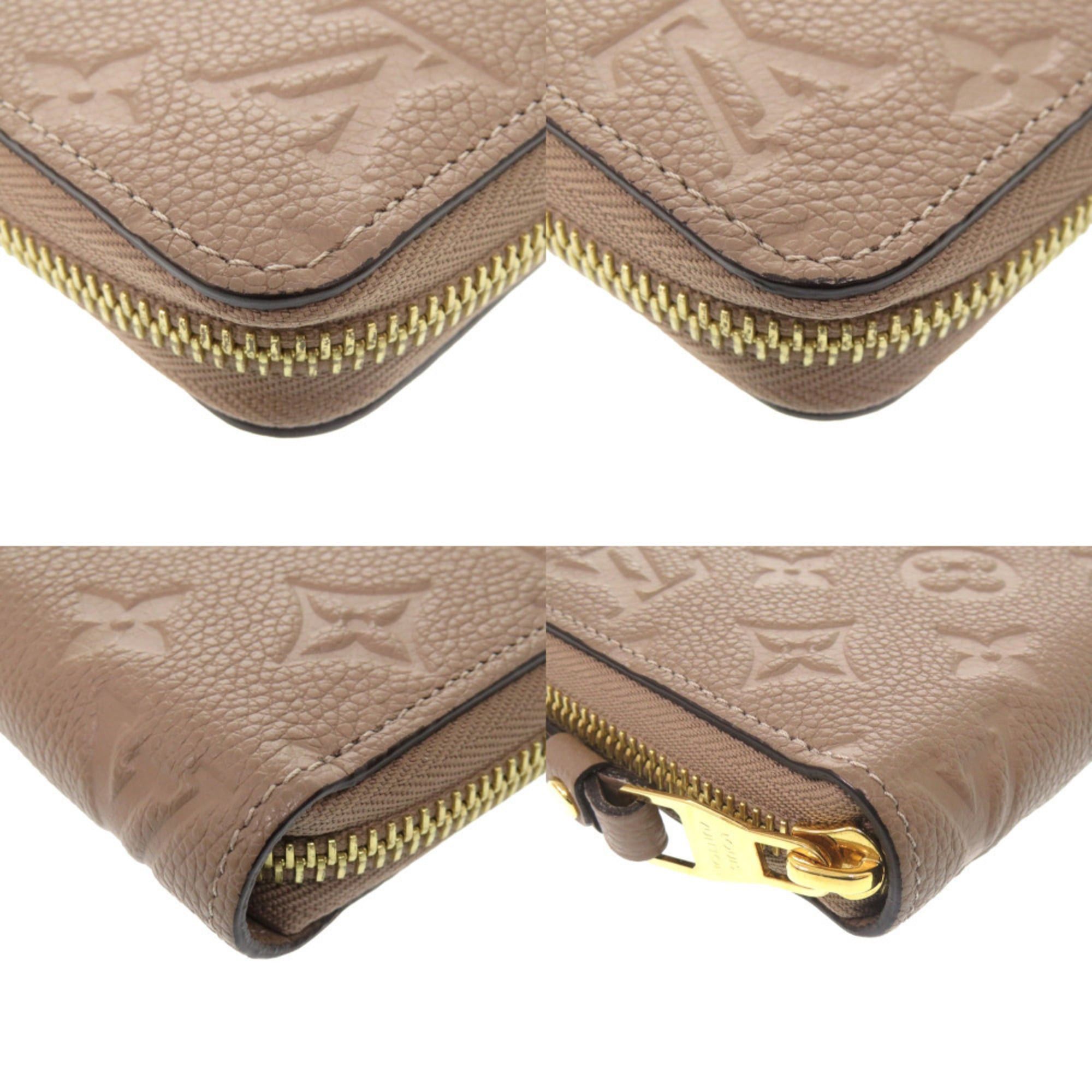 Louis Vuitton Like new Louis Vuitton Zippy Wallet Monogram Empreinte Tourtourelle M69034 Round Zip Long LV 1047 Size ONE SIZE - 3 Thumbnail