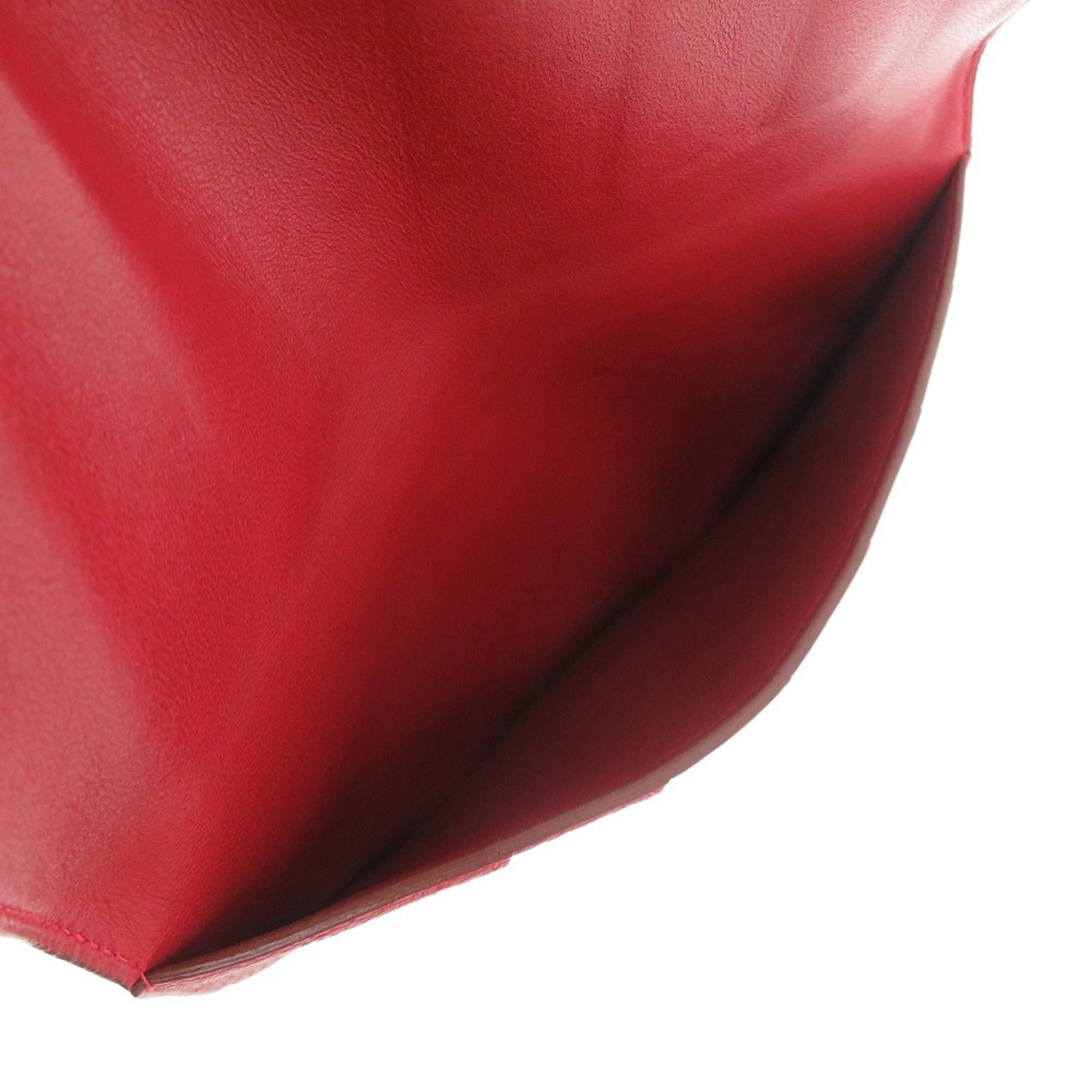 Hermes Excellent condition Hermes Dogon MM Togo red long wallet 0026 Size ONE SIZE - 7 Thumbnail