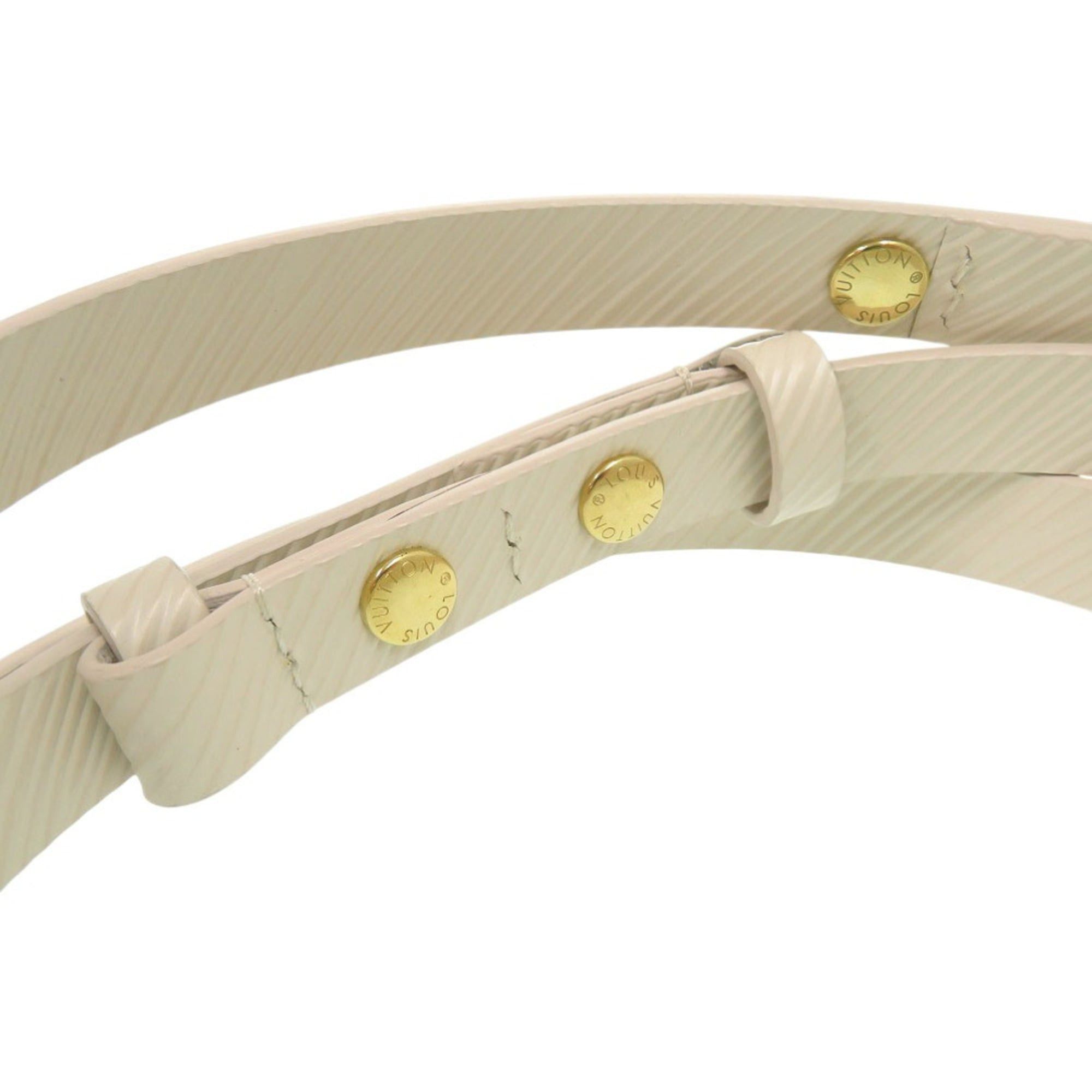 Louis Vuitton Like new Louis Vuitton Epi Leather Shoulder Strap White LV 1437 Size ONE SIZE - 4 Thumbnail