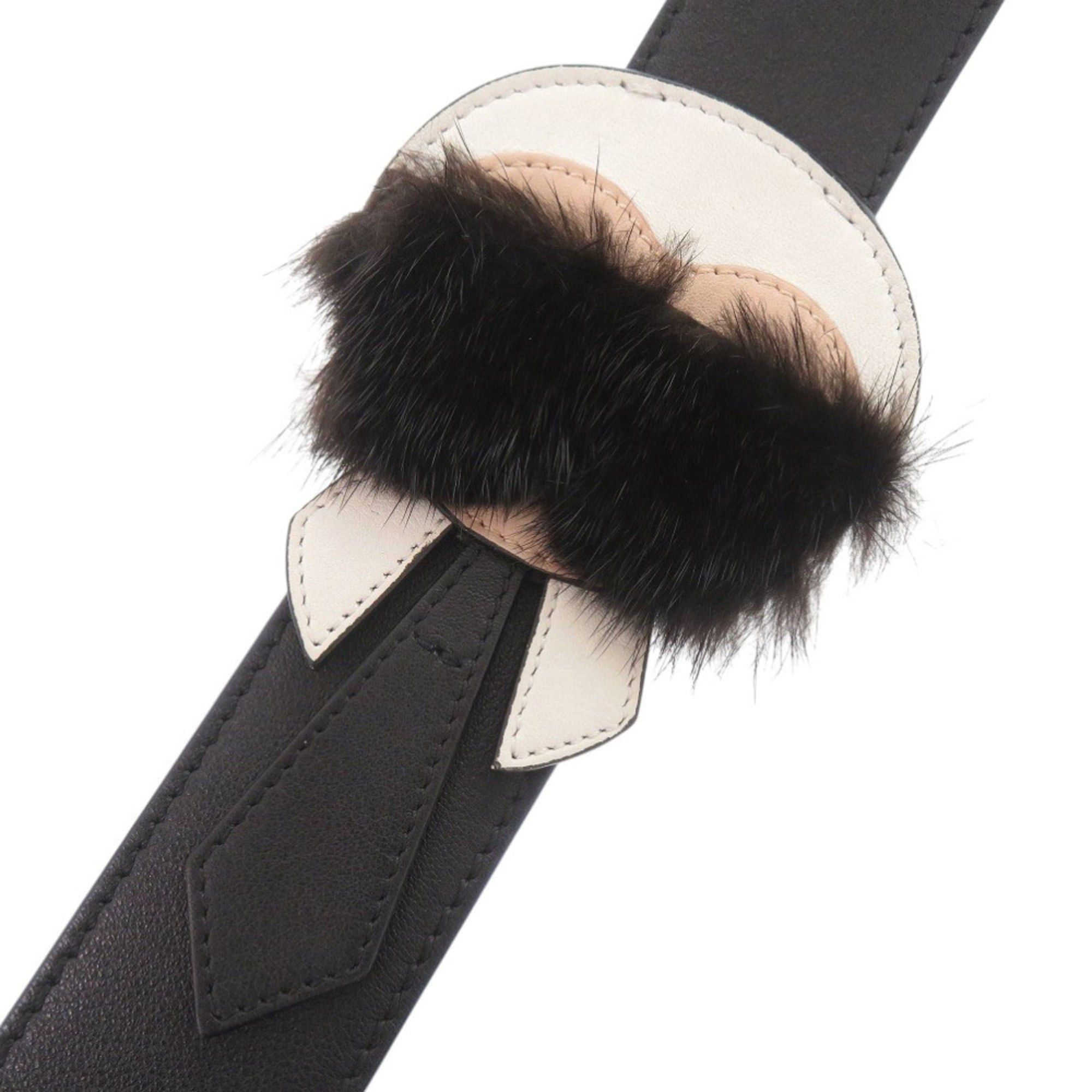 Fendi Fendi Carlito Karl Lagerfeld 7C0258 Leather Black Shoulder Strap 1351 Size ONE SIZE - 3 Thumbnail
