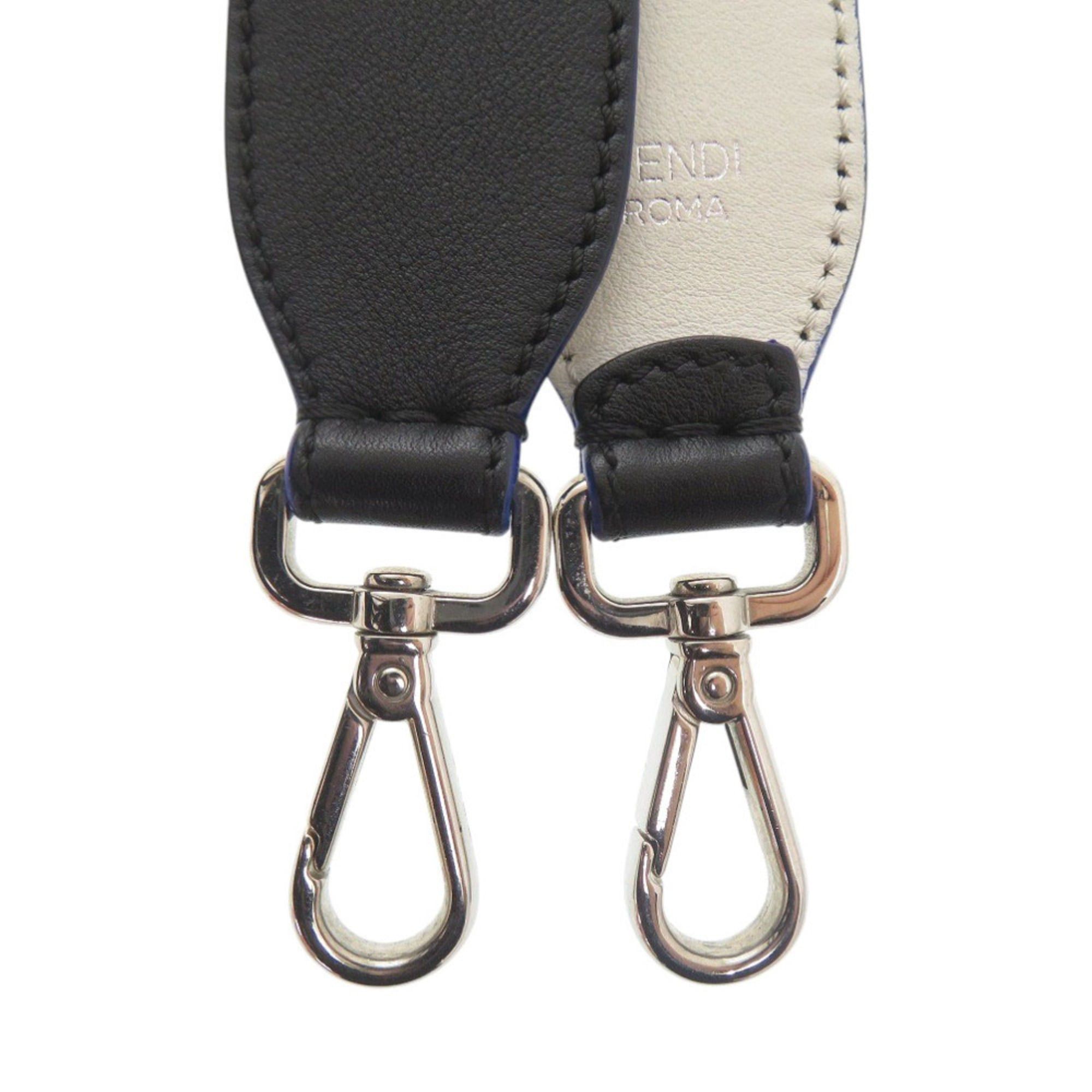 Fendi Fendi Carlito Karl Lagerfeld 7C0258 Leather Black Shoulder Strap 1351 Size ONE SIZE - 4 Thumbnail