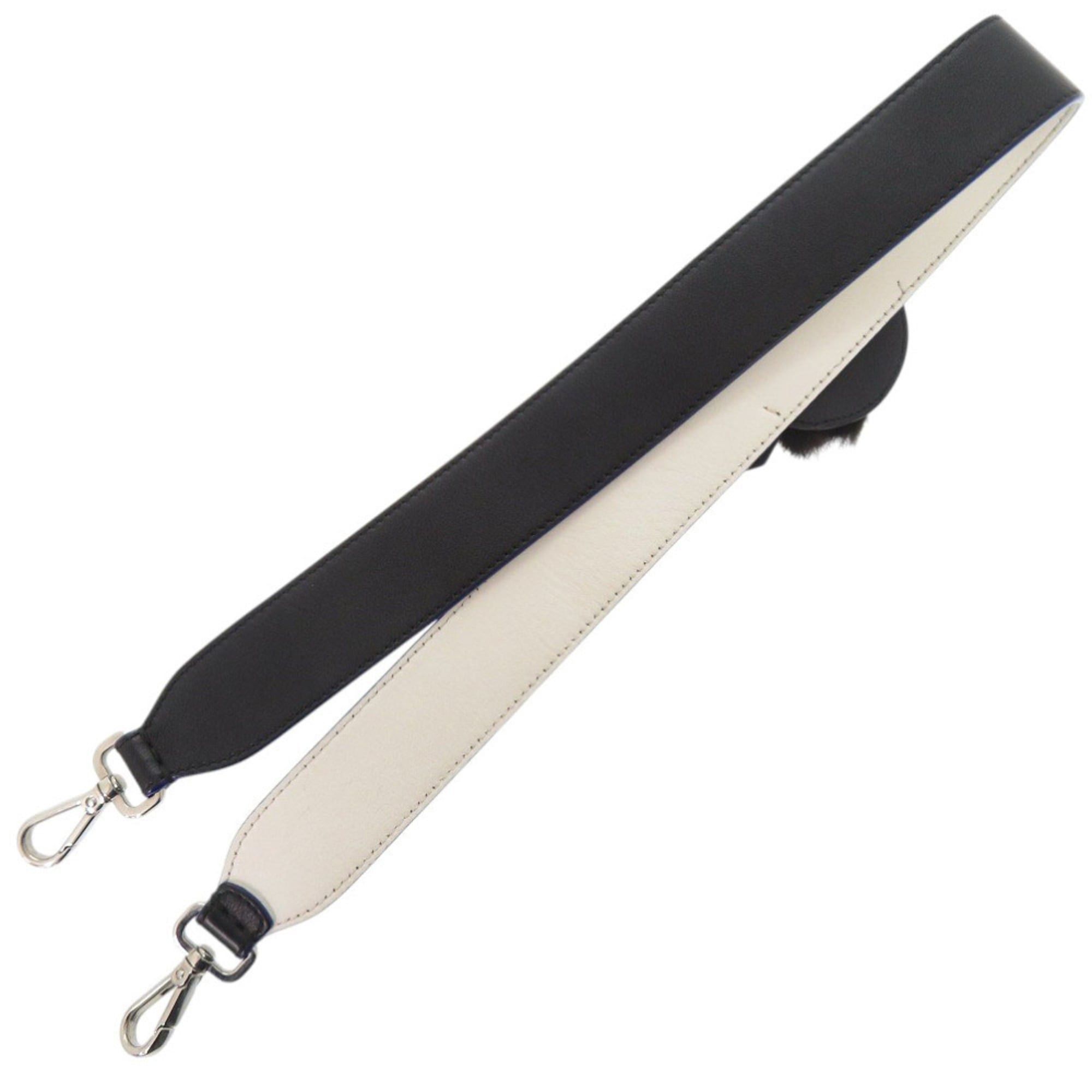 Fendi Fendi Carlito Karl Lagerfeld 7C0258 Leather Black Shoulder Strap 1351 Size ONE SIZE - 2 Thumbnail