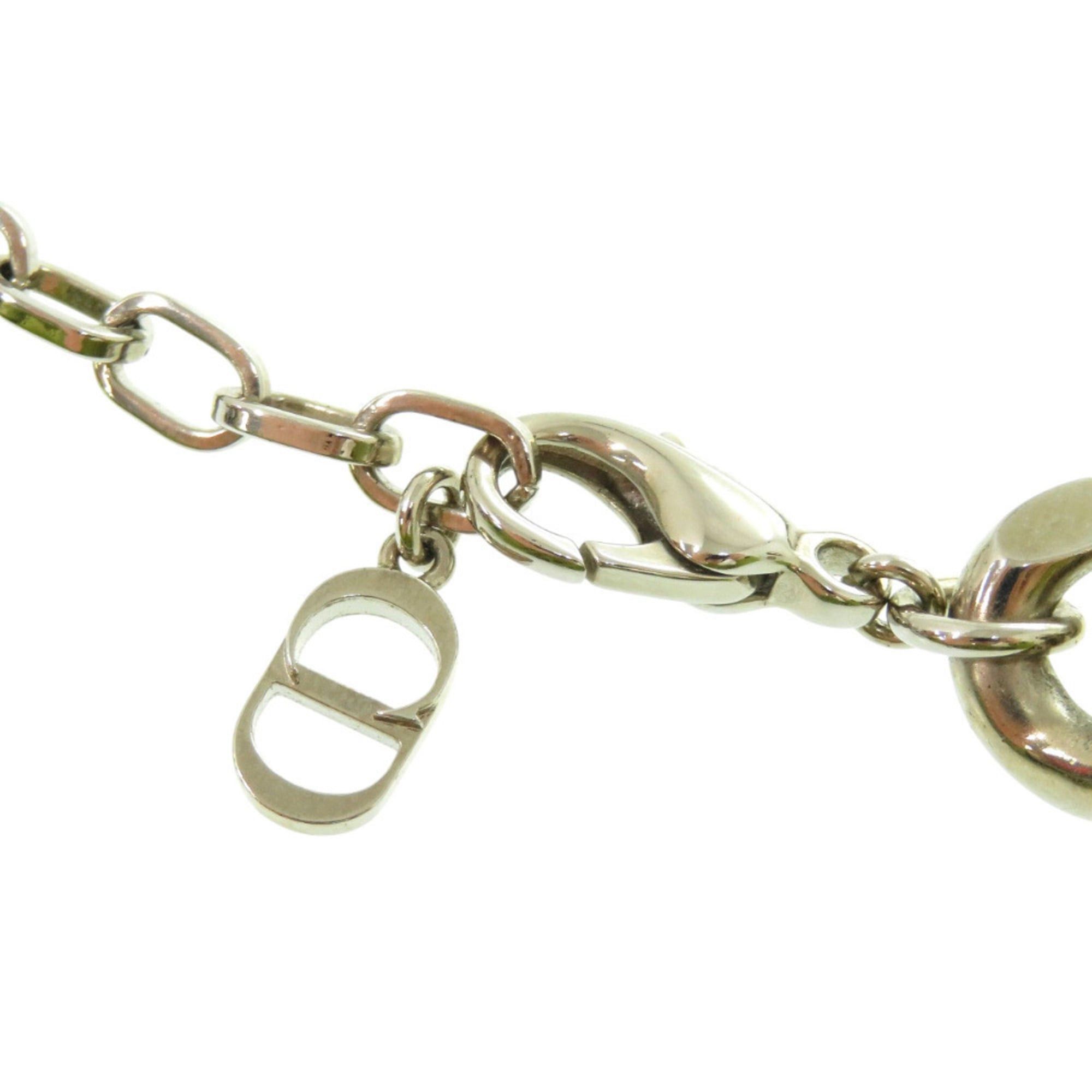 Dior Excellent condition Christian Dior chain link signature plate N1971HOMMT_D000 silver necklace 1245 Size ONE SIZE - 7 Thumbnail