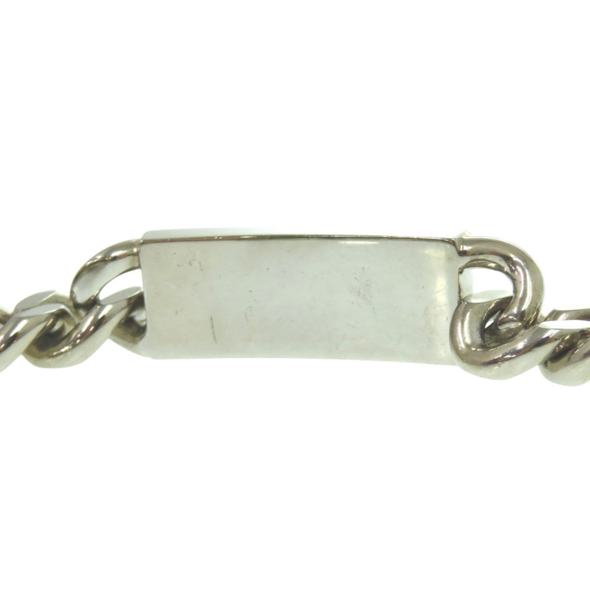 Dior Excellent condition Christian Dior chain link signature plate N1971HOMMT_D000 silver necklace 1245 Size ONE SIZE - 5 Thumbnail
