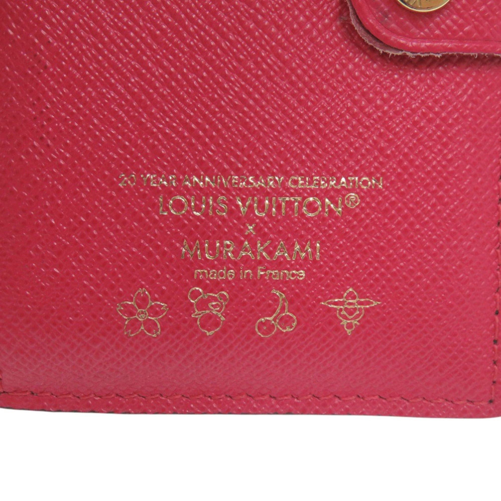 Louis Vuitton Louis Vuitton LV×TM Portefeuille Lisa Cherry by Takashi Murakami M13420 Monogram Canvas Bifold Wallet LV 0461 Size ONE SIZE - 7 Thumbnail