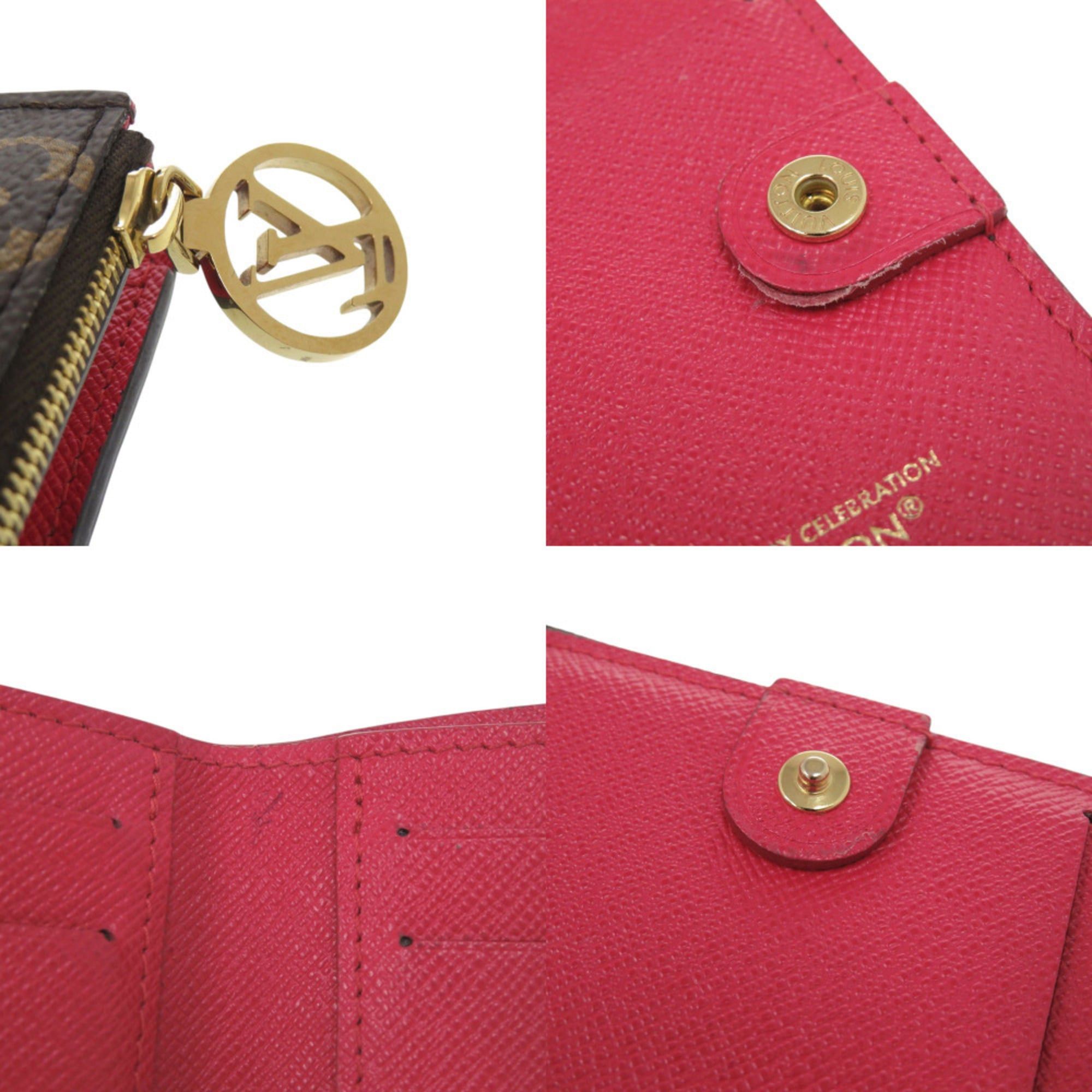 Louis Vuitton Louis Vuitton LV×TM Portefeuille Lisa Cherry by Takashi Murakami M13420 Monogram Canvas Bifold Wallet LV 0461 Size ONE SIZE - 8 Thumbnail