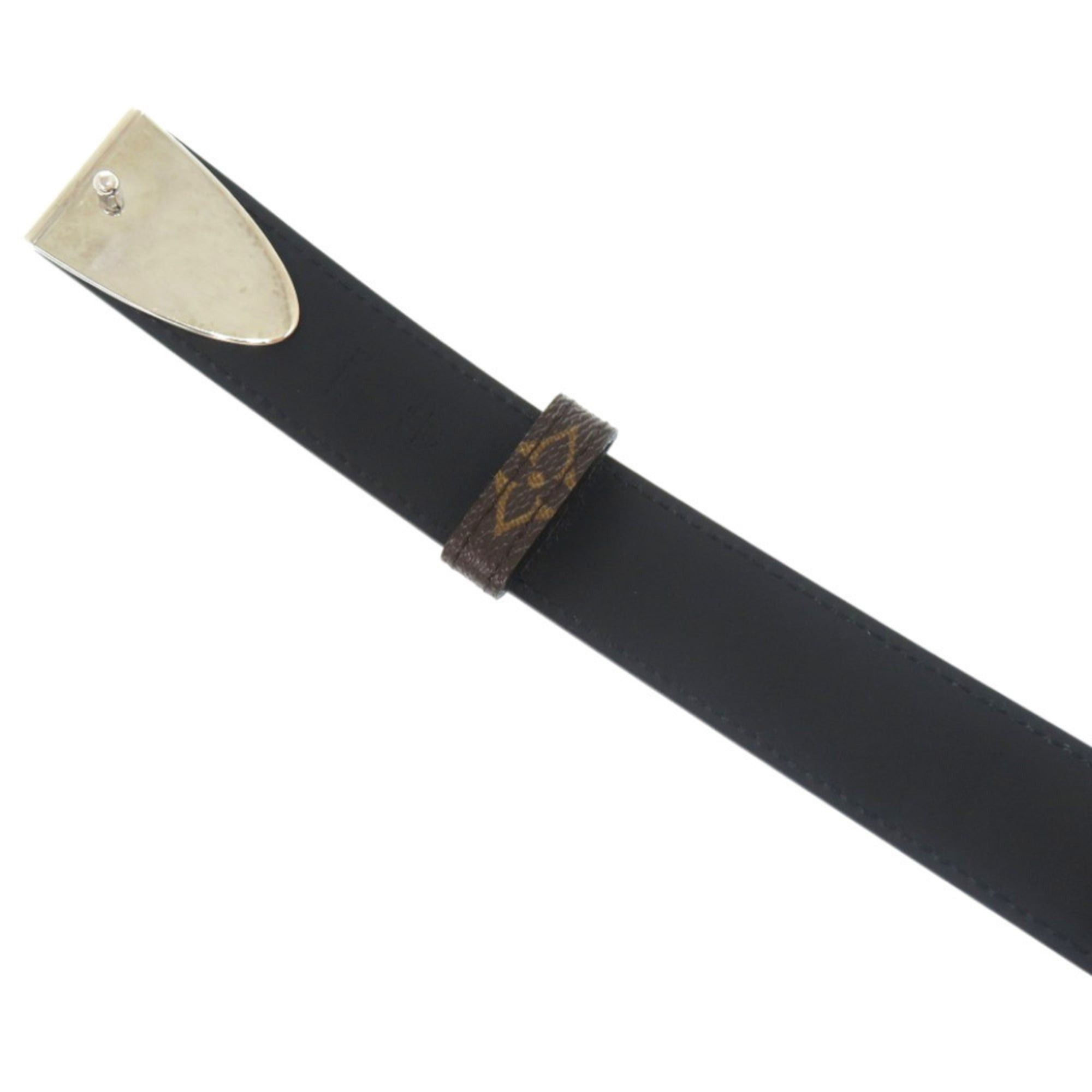 Louis Vuitton Excellent condition Louis Vuitton Monogram MP075 leather and canvas brown belt LV 0492 Size ONE SIZE - 9 Thumbnail