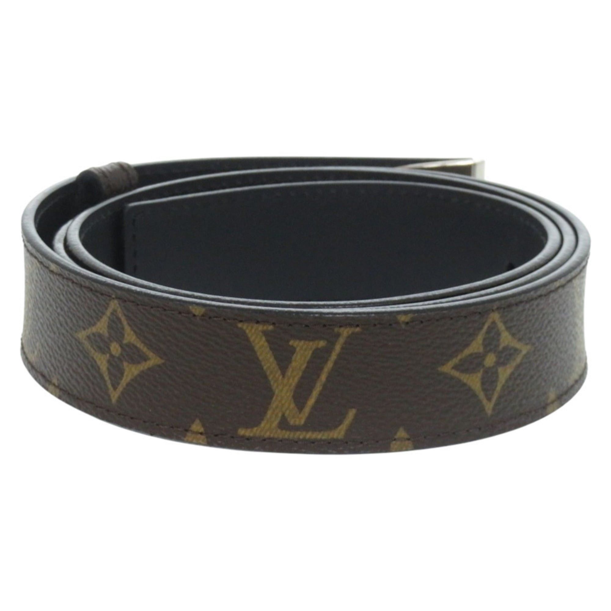 Louis Vuitton Excellent condition Louis Vuitton Monogram MP075 leather and canvas brown belt LV 0492 Size ONE SIZE - 3 Thumbnail