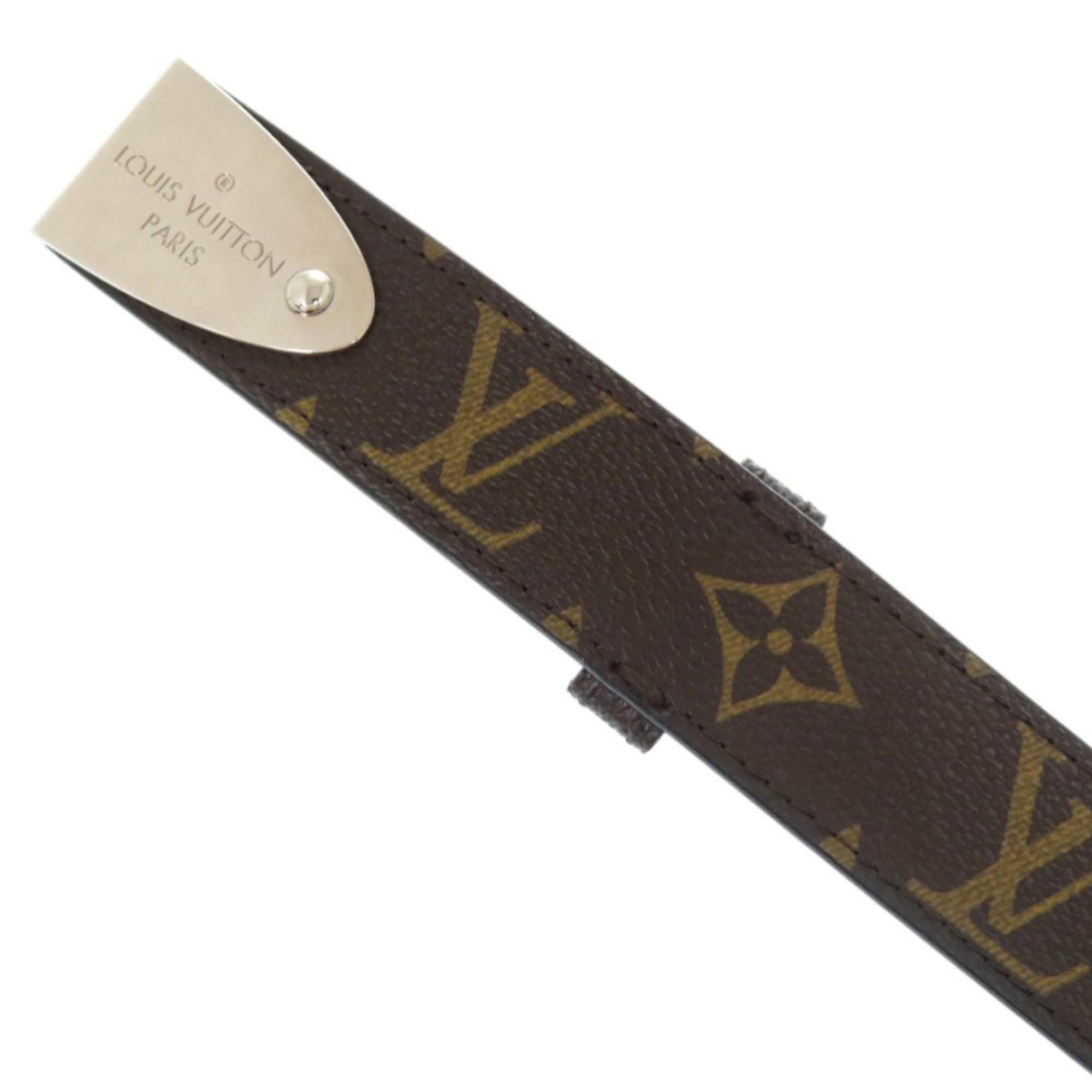 Louis Vuitton Excellent condition Louis Vuitton Monogram MP075 leather and canvas brown belt LV 0492 Size ONE SIZE - 7 Thumbnail