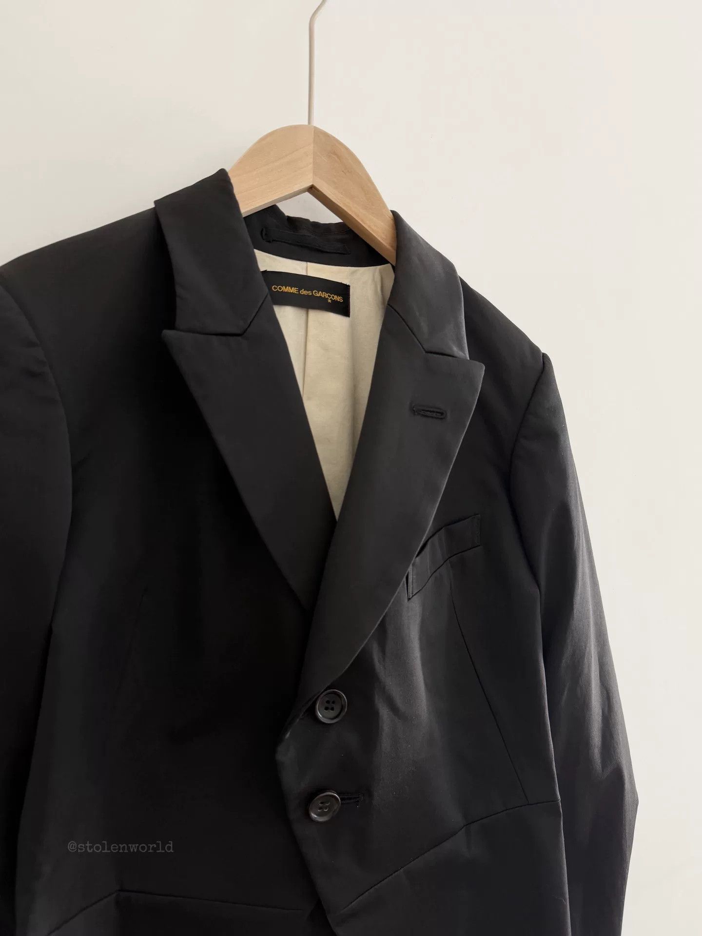 Comme des Garcons comme des garçons cropped sleeve blazer Size S / US 4 / IT 40 - 2 Thumbnail