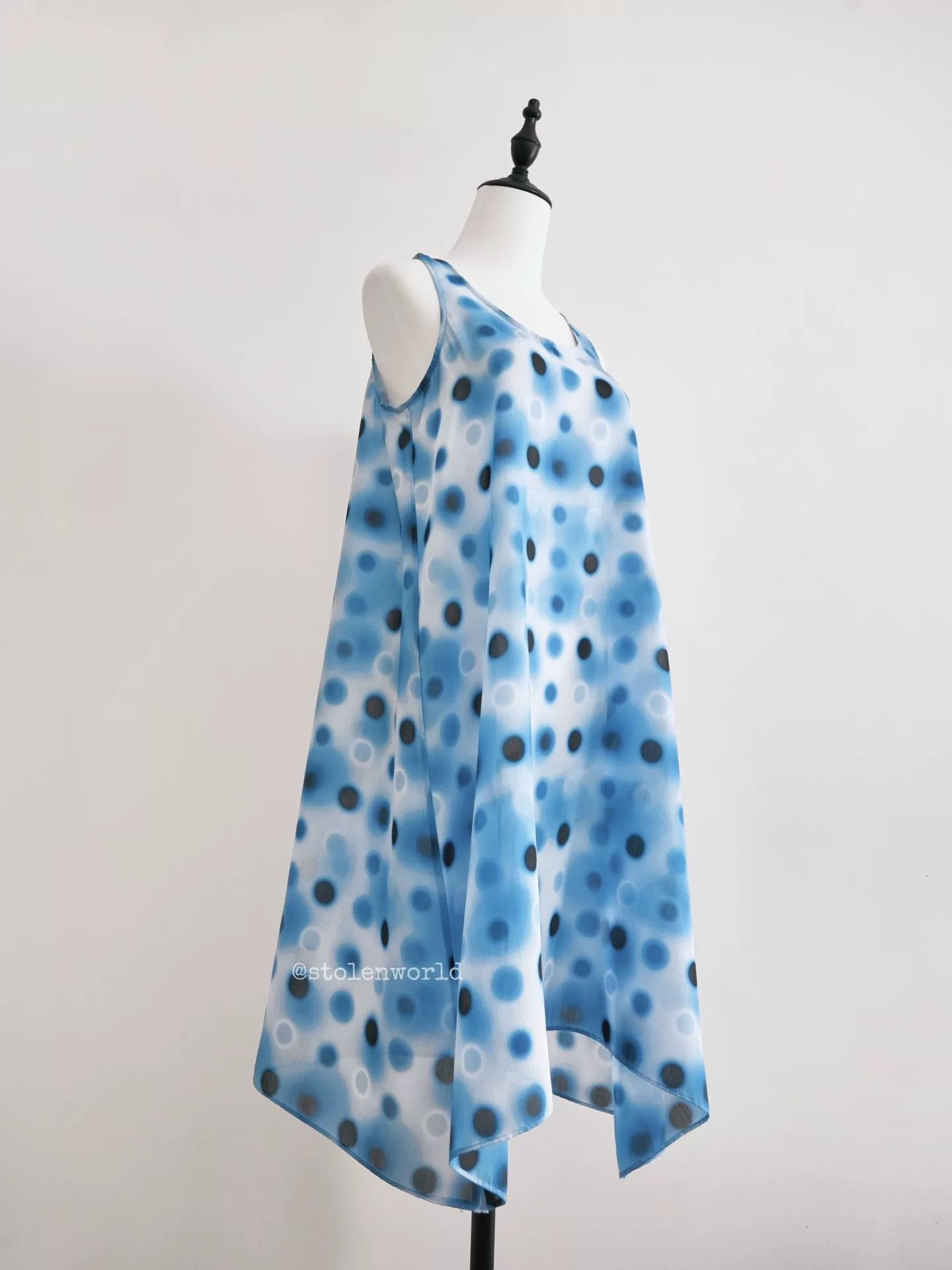 Issey Miyake issey miyake blue polka dot outfit set Size S / US 4 / IT 40 - 8 Thumbnail