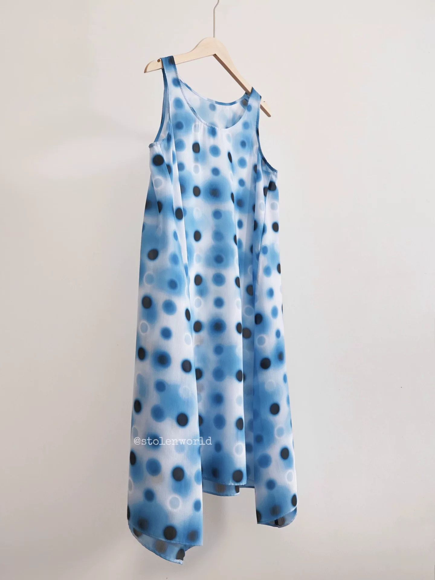 Issey Miyake issey miyake blue polka dot outfit set Size S / US 4 / IT 40 - 3 Thumbnail