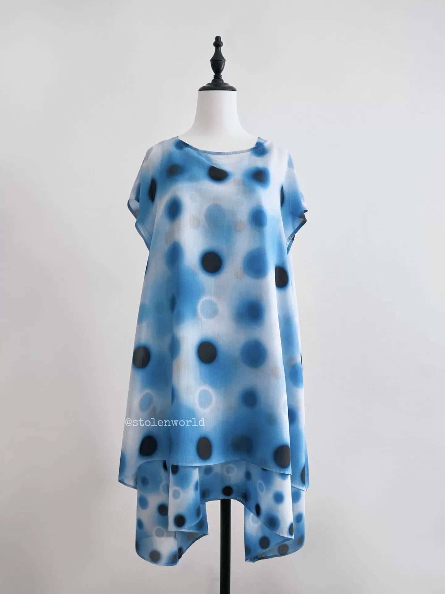 Issey Miyake issey miyake blue polka dot outfit set Size S / US 4 / IT 40 - 7 Thumbnail