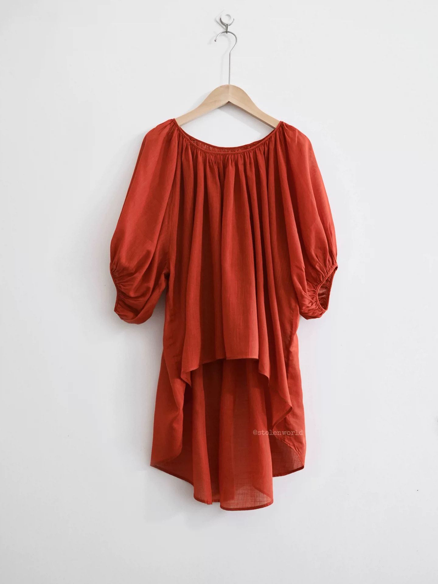 Kapital vintage rust red lantern sleeve top Size S / US 4 / IT 40 - 5 Thumbnail