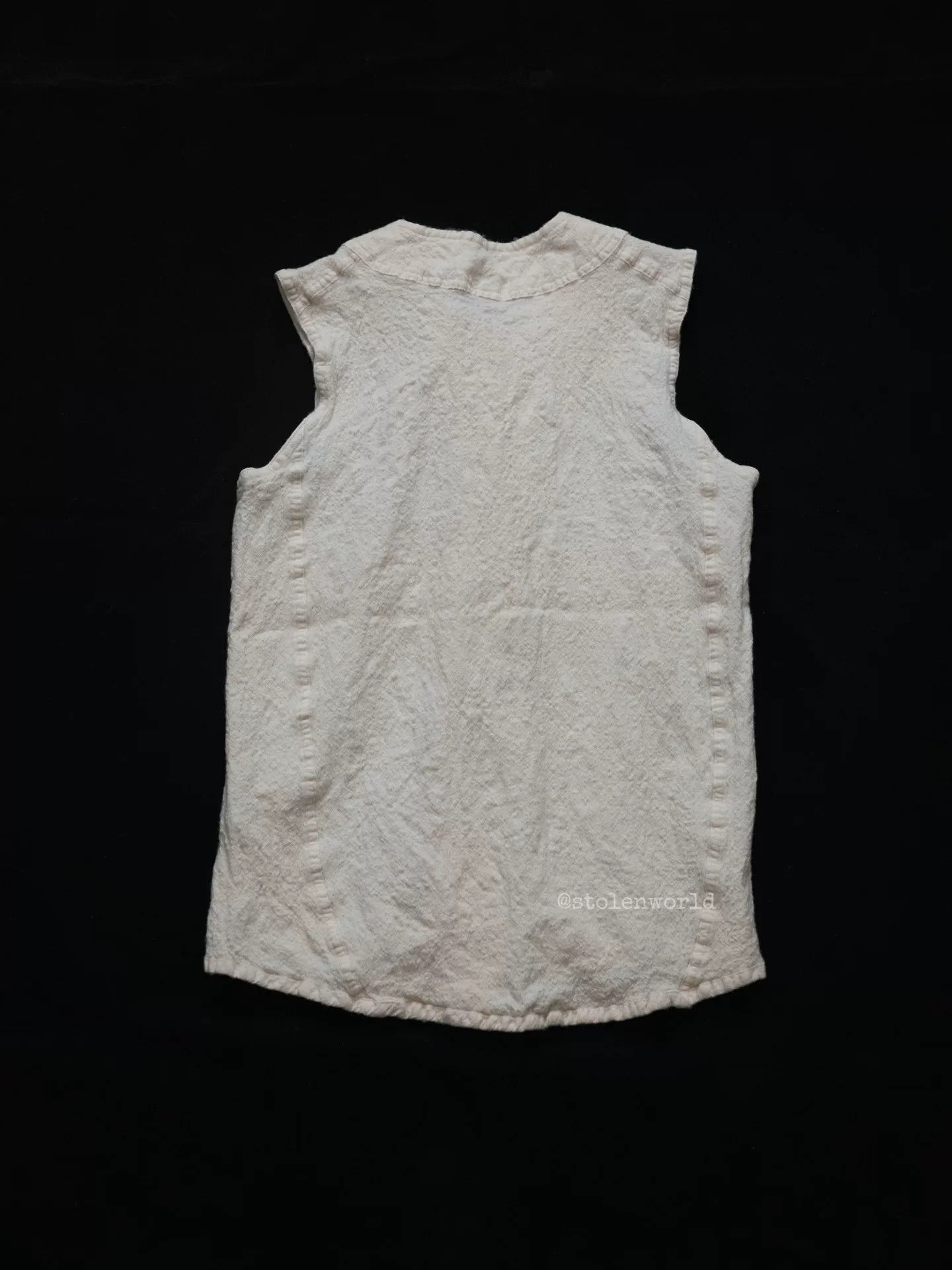 Comme des Garcons comme des garcons wool vest in cream Size M / US 6-8 / IT 42-44 - 2 Thumbnail