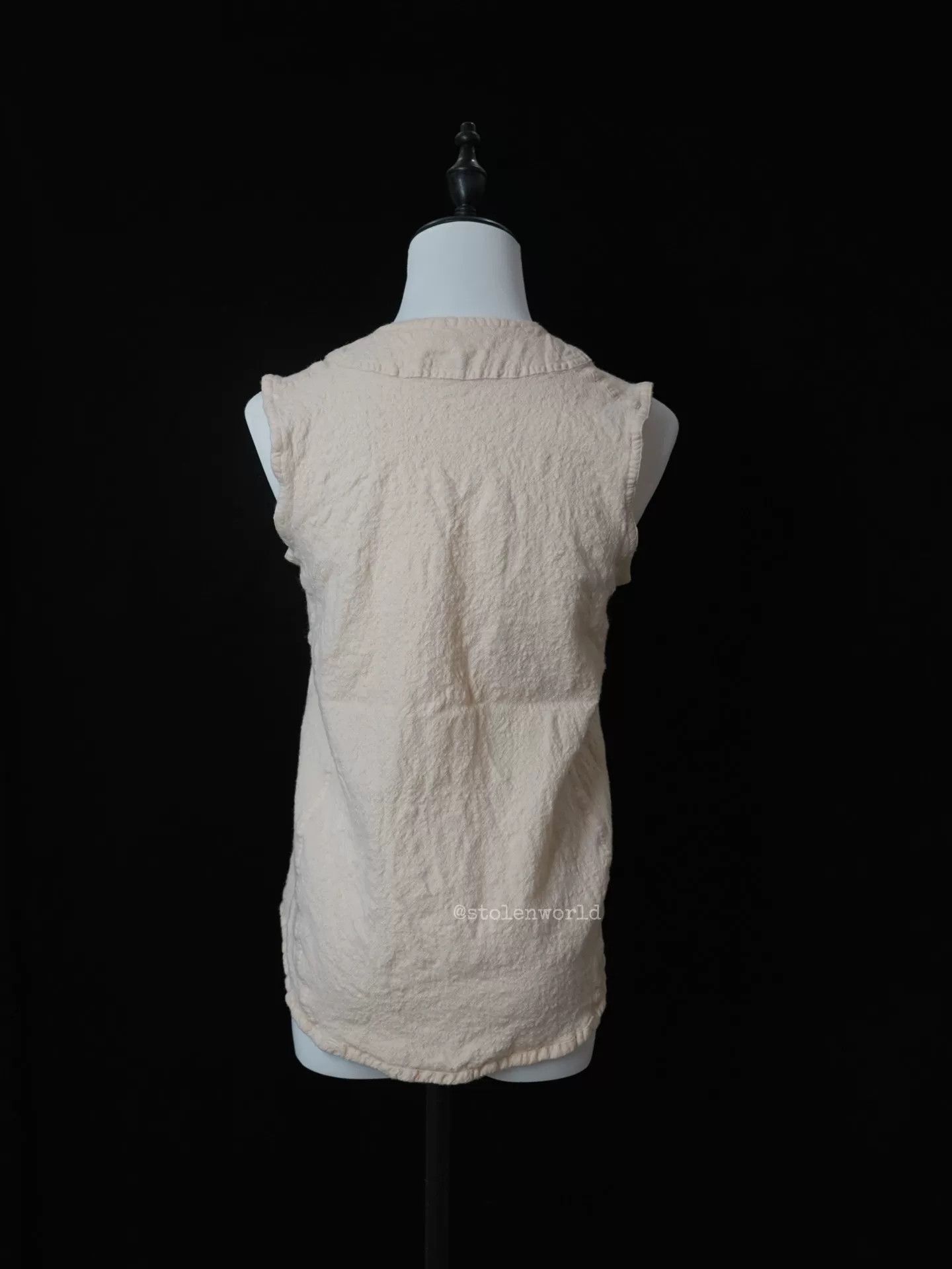 Comme des Garcons comme des garcons wool vest in cream Size M / US 6-8 / IT 42-44 - 4 Thumbnail
