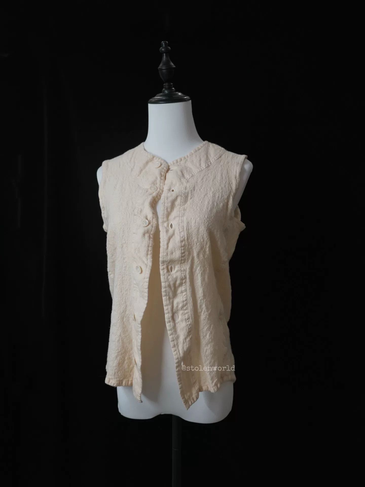 Comme des Garcons comme des garcons wool vest in cream Size M / US 6-8 / IT 42-44 - 7 Thumbnail
