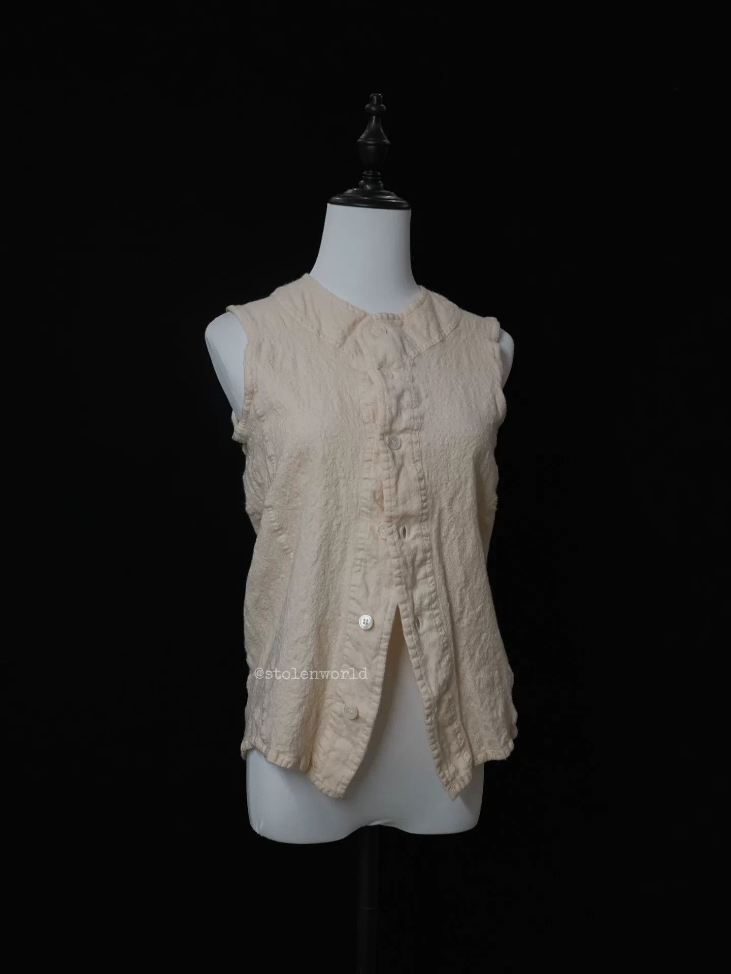 Comme des Garcons comme des garcons wool vest in cream Size M / US 6-8 / IT 42-44 - 3 Thumbnail